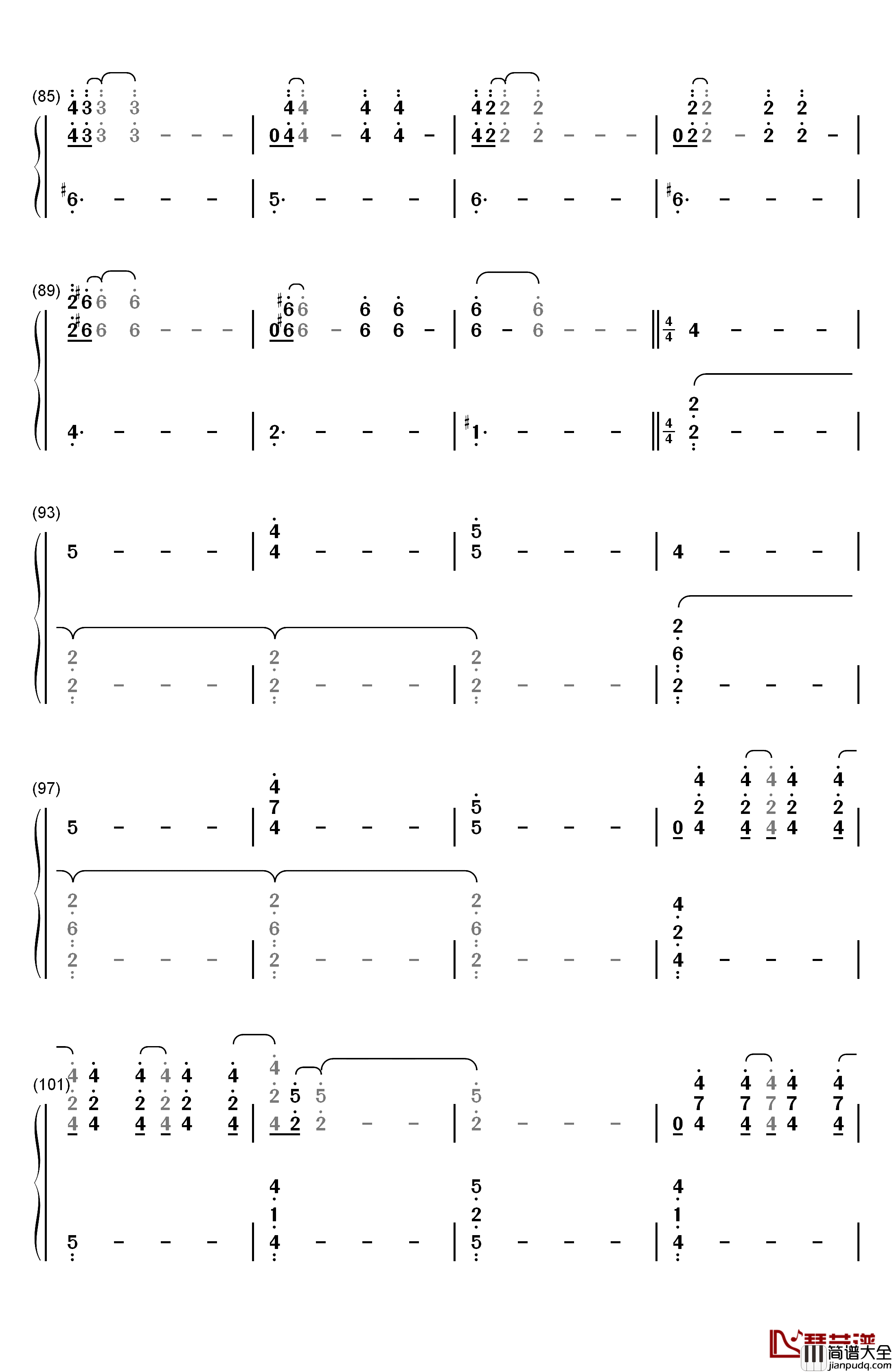 The_Night_King钢琴简谱_数字双手_Ramin_Djawadi