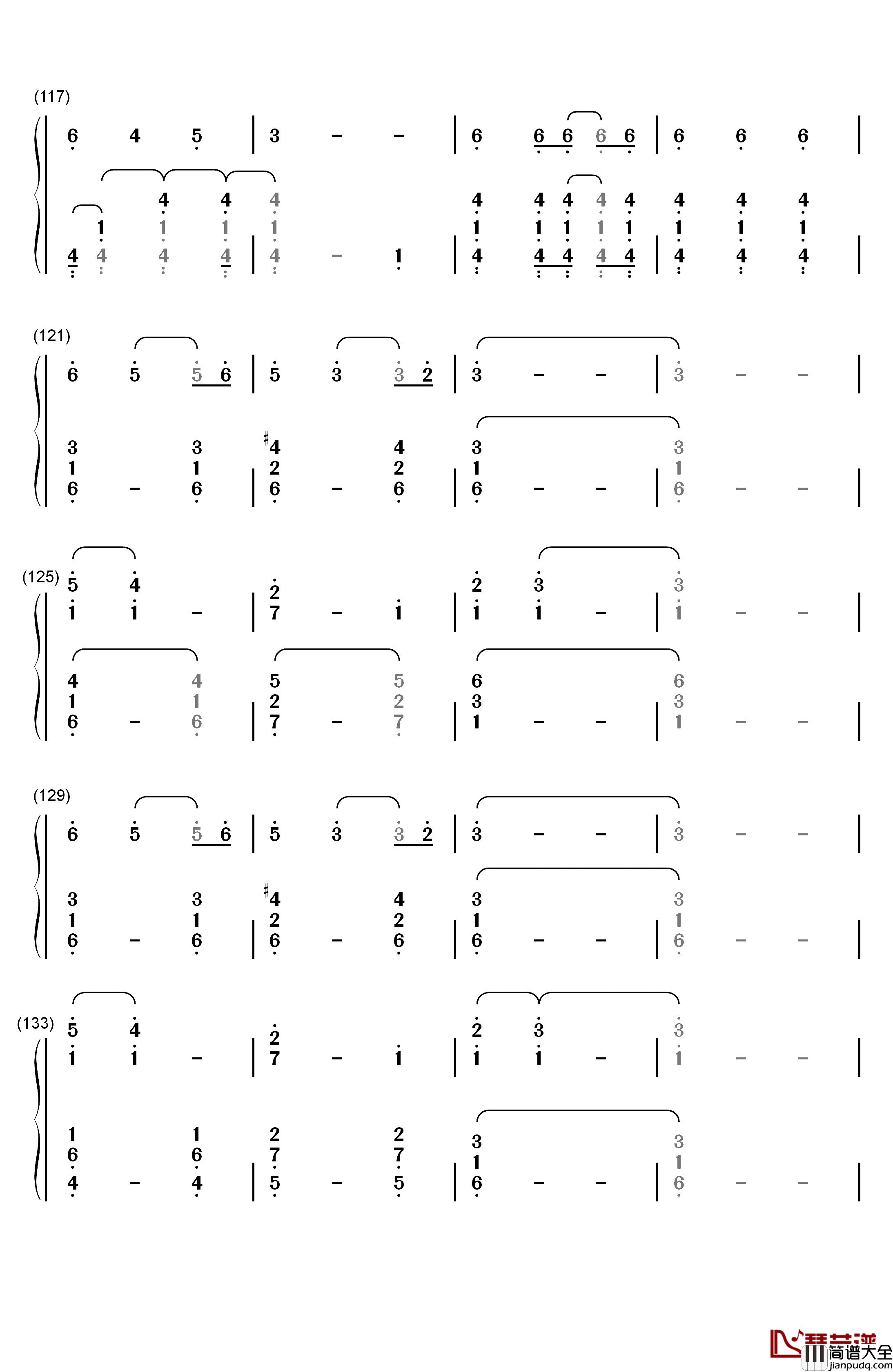 Did_I_Make_The_Most_of_Loving_You钢琴简谱_数字双手_John_Lunn