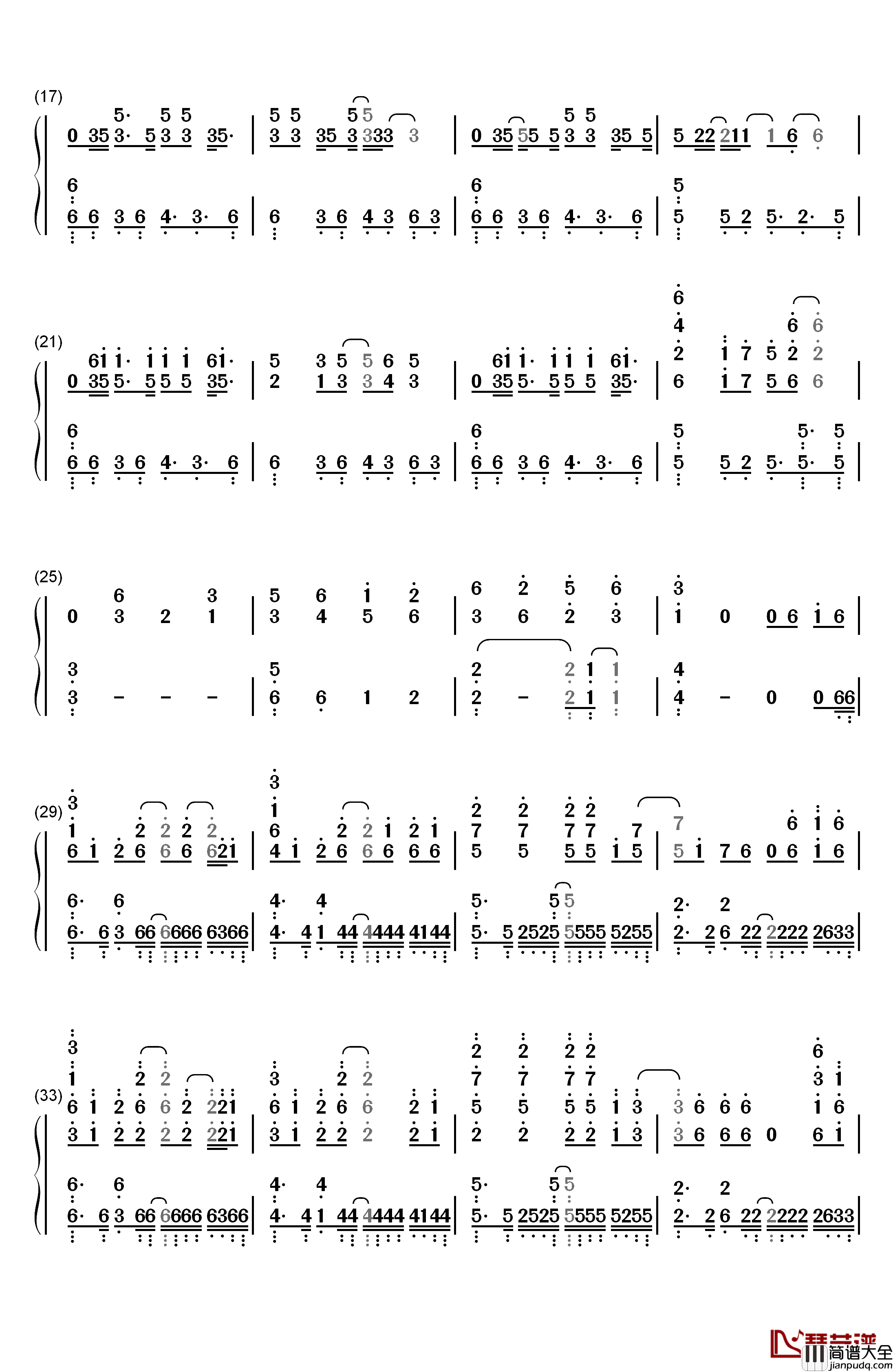 GravityWall钢琴简谱_数字双手_SawanoHiroyuki[nZk]:Tielle_&_Gemie