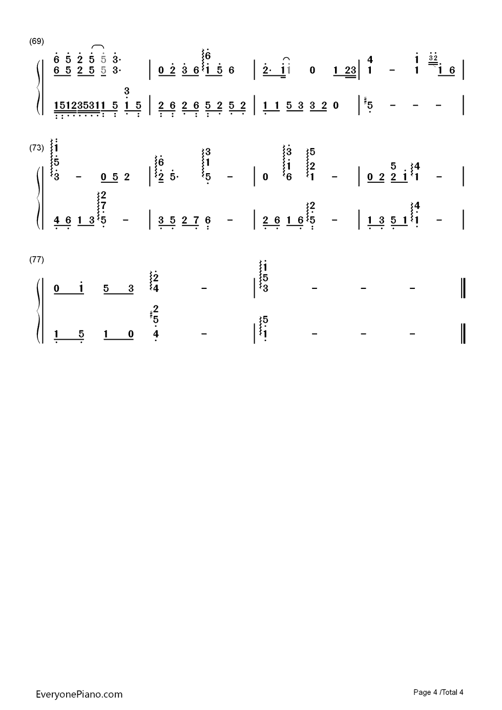 千古钢琴简谱_数字双手_阿兰