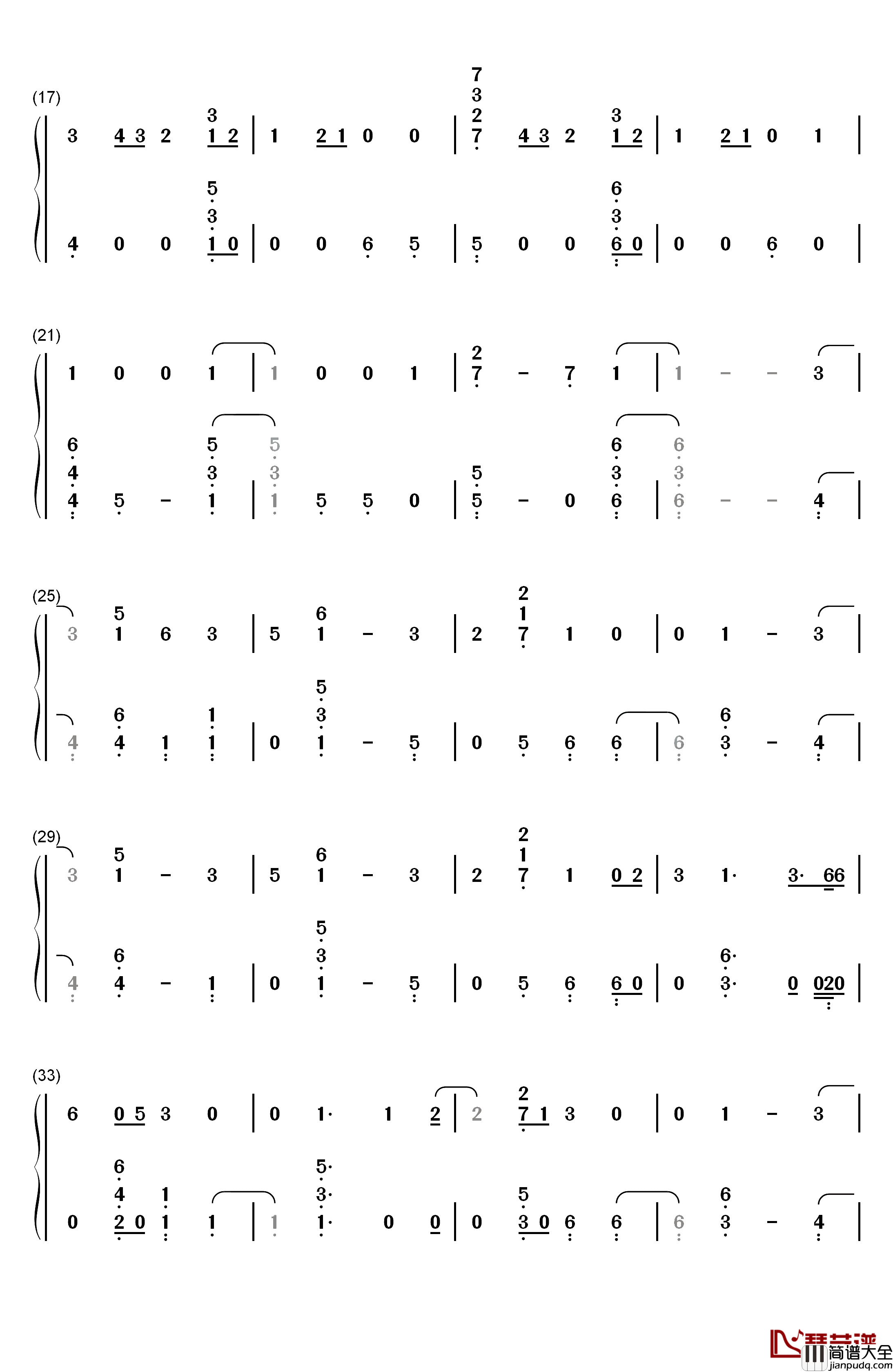 Patient钢琴简谱_数字双手_Charlie_Puth