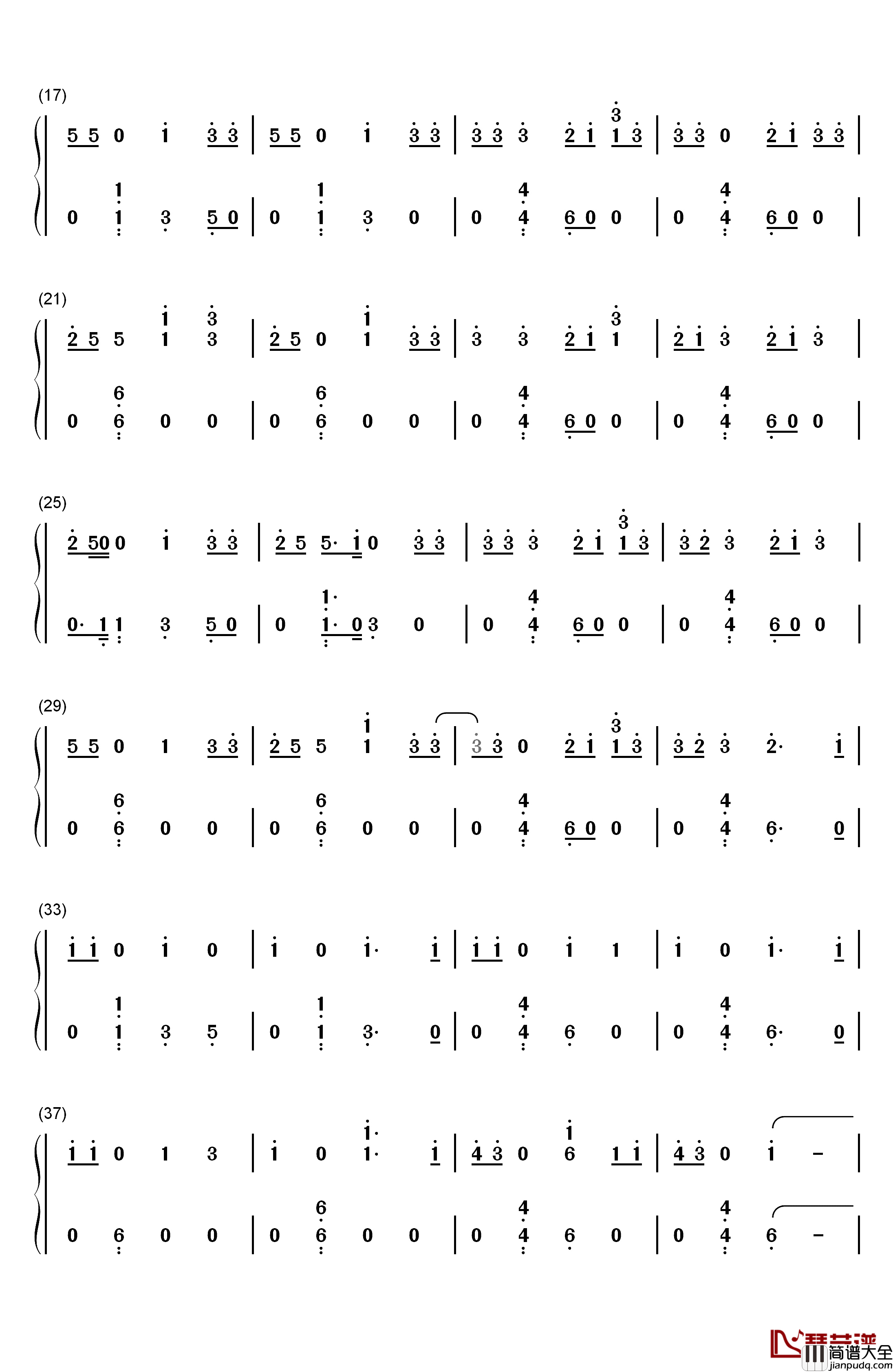 Hymn钢琴简谱_数字双手_Kesha
