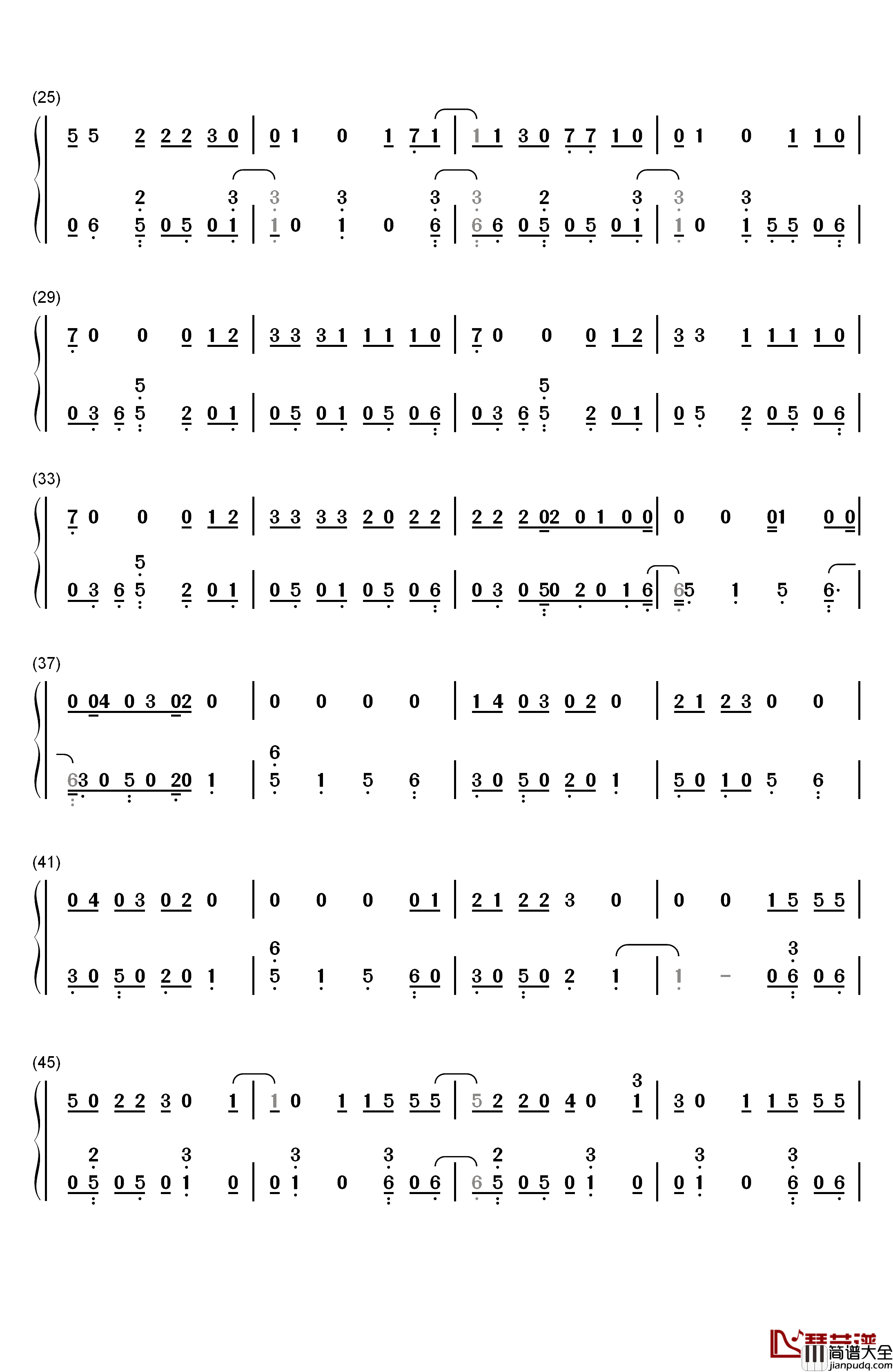 Like_To_Be_You钢琴简谱_数字双手_Shawn_Mendes_Julia_Michaels