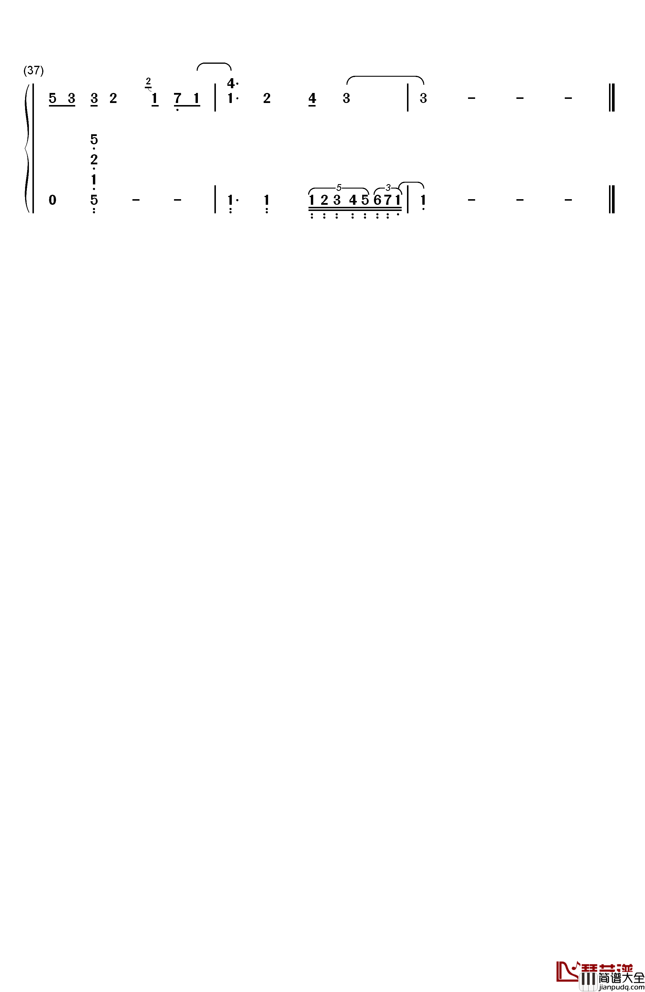 守りたいもののために钢琴简谱_数字双手_伊藤美来