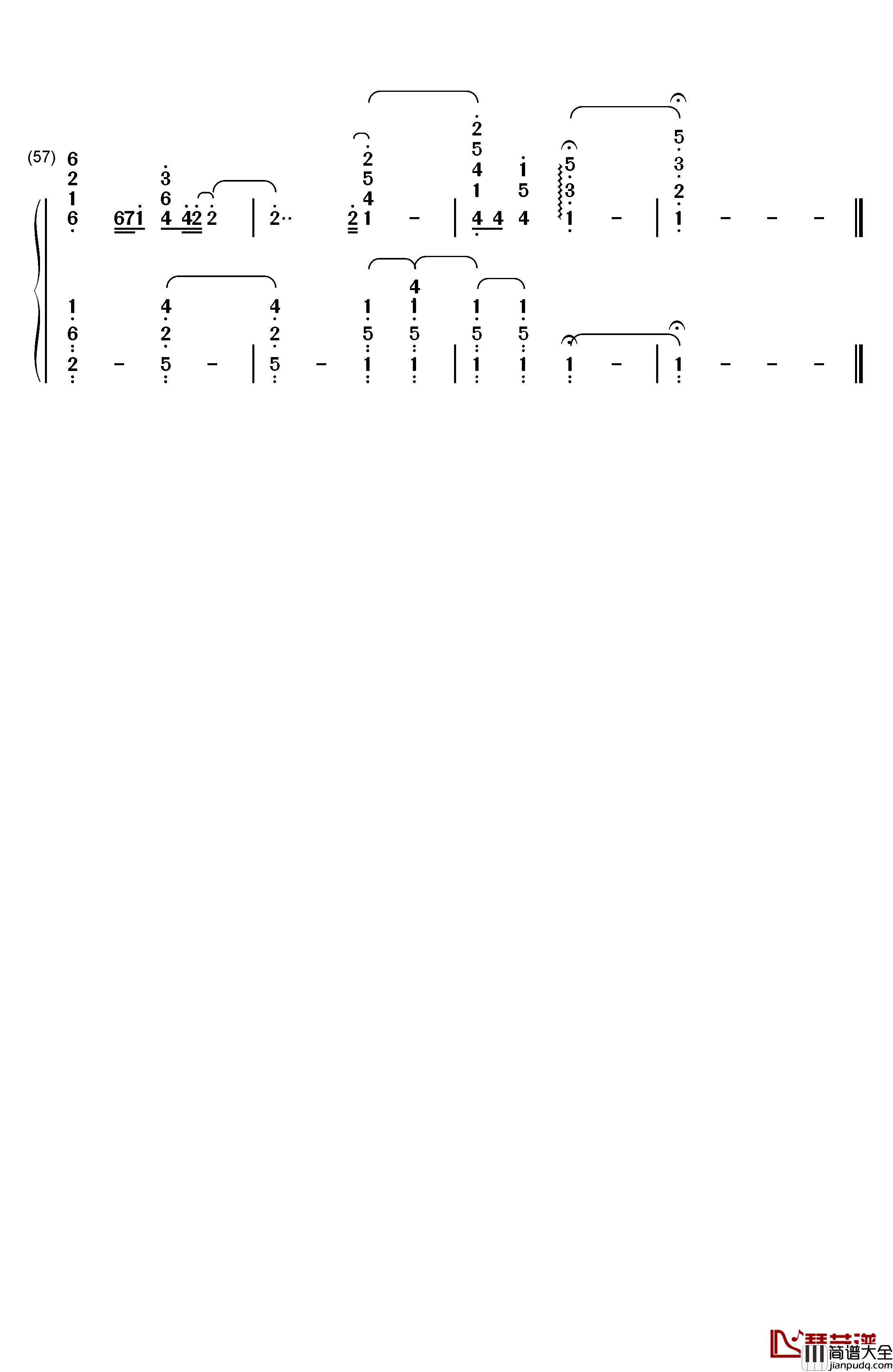 My_Destiny钢琴简谱_数字双手_Lyn