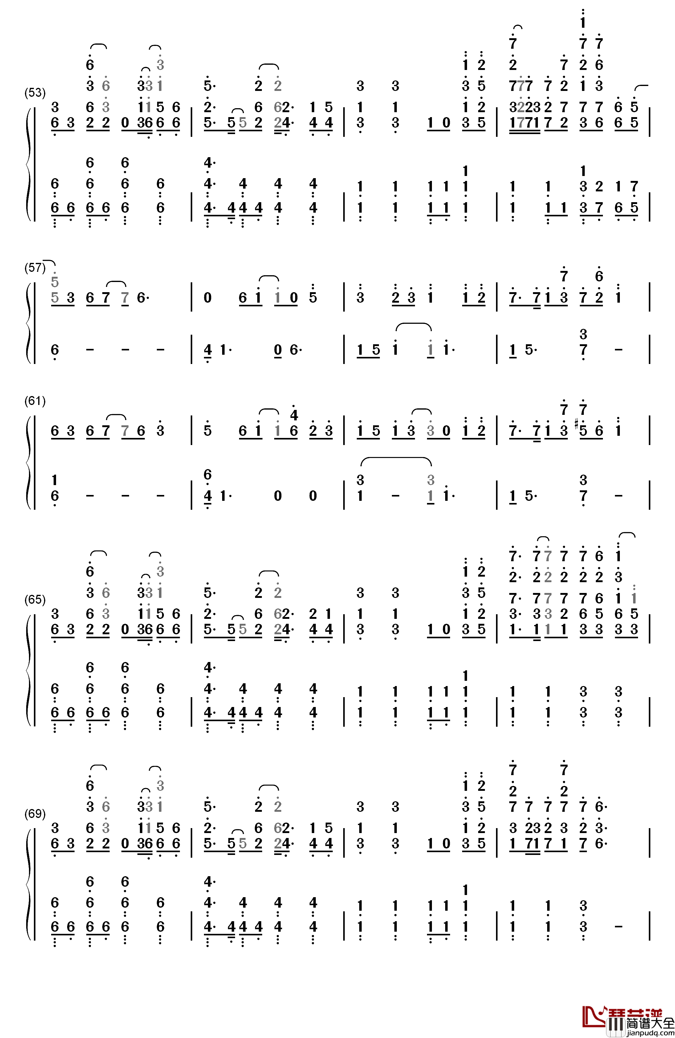 Nevada钢琴简谱_数字双手_Vicetone
