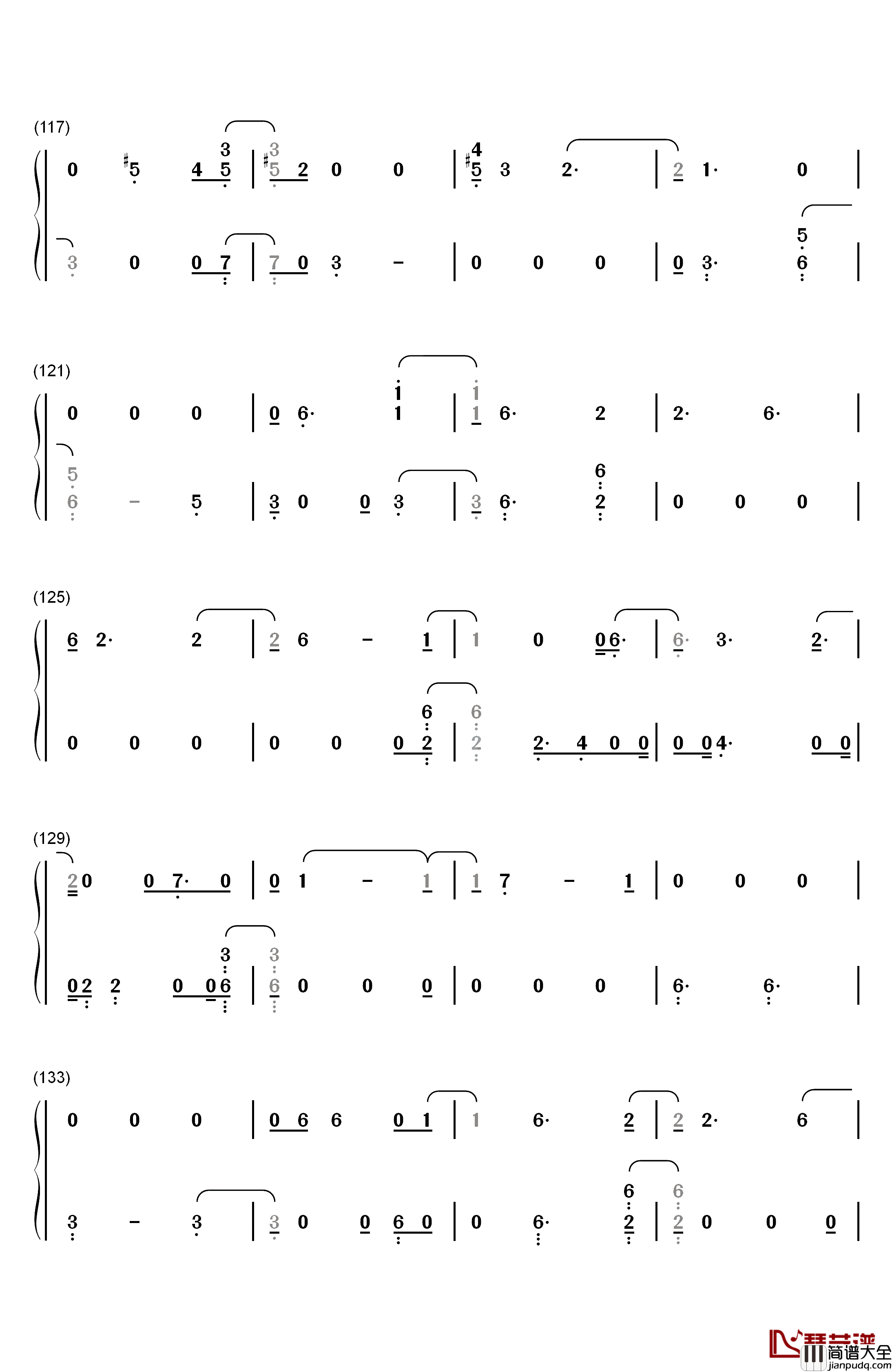 Intro_Singularity钢琴简谱_数字双手_防弹少年团