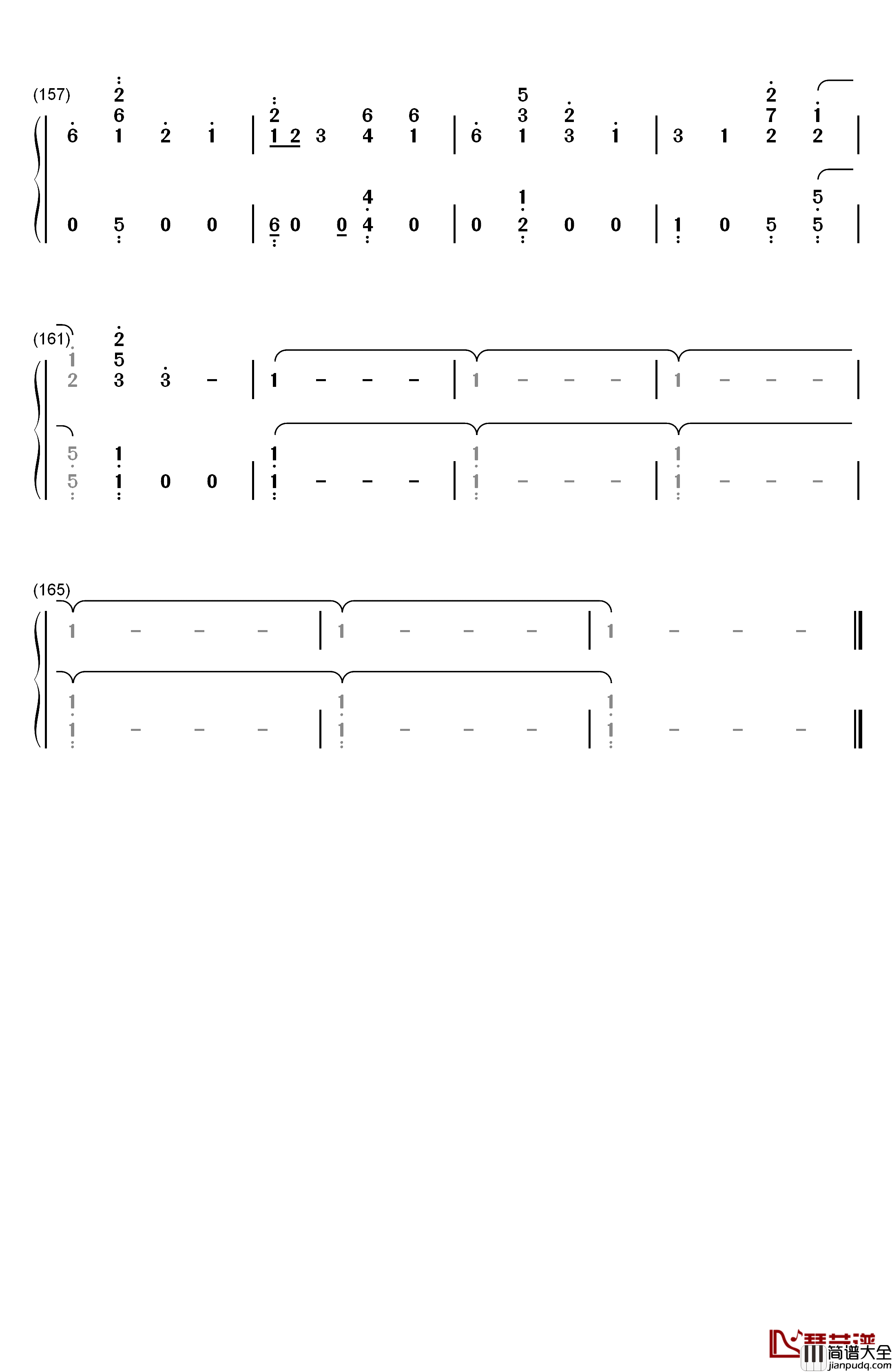 These_Days钢琴简谱_数字双手_Rudimental