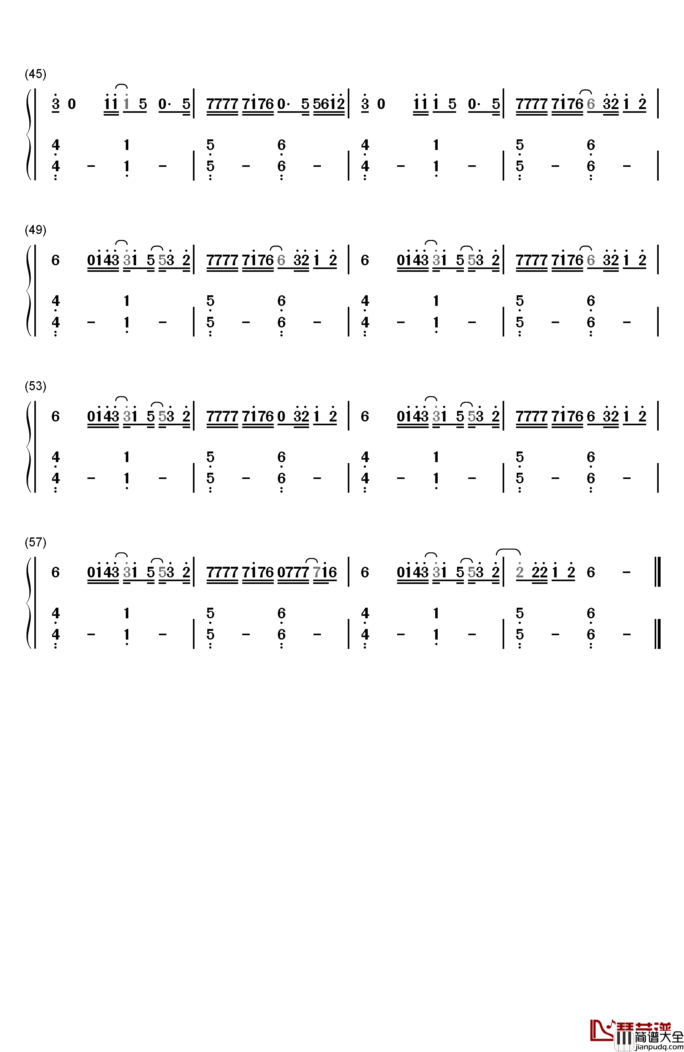I_Don't_Wanna_Live_Forever钢琴简谱_数字双手_Zayn_Taylor_Swift