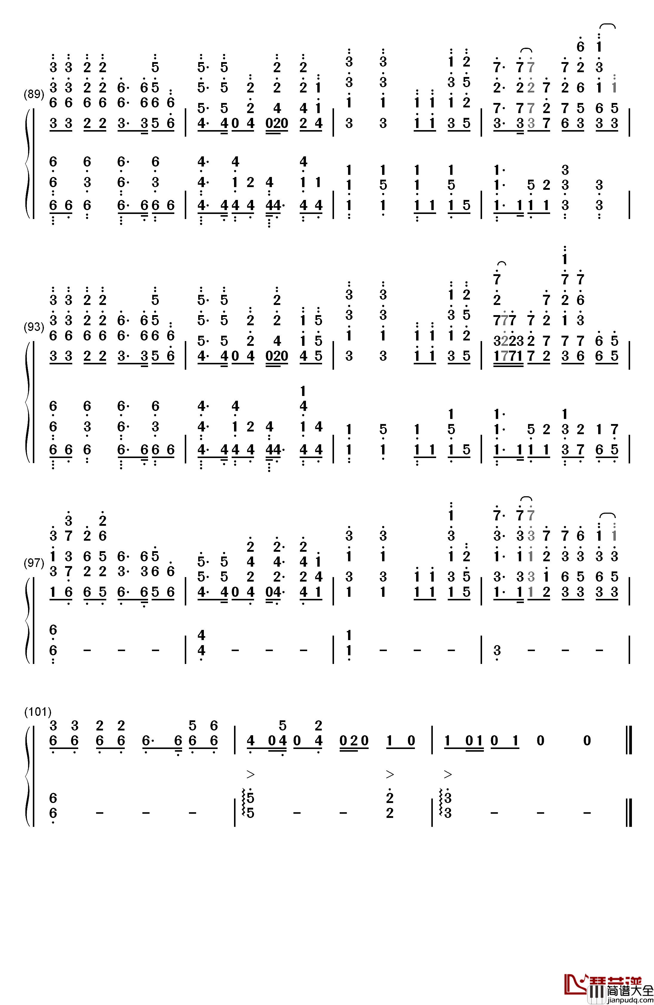 Nevada钢琴简谱_数字双手_Vicetone