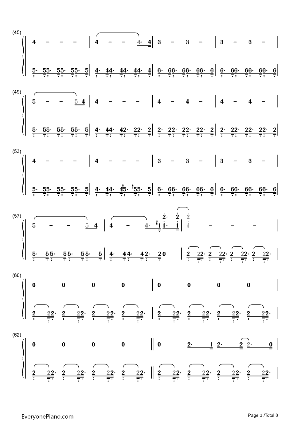 Uprising钢琴简谱_数字双手_Muse