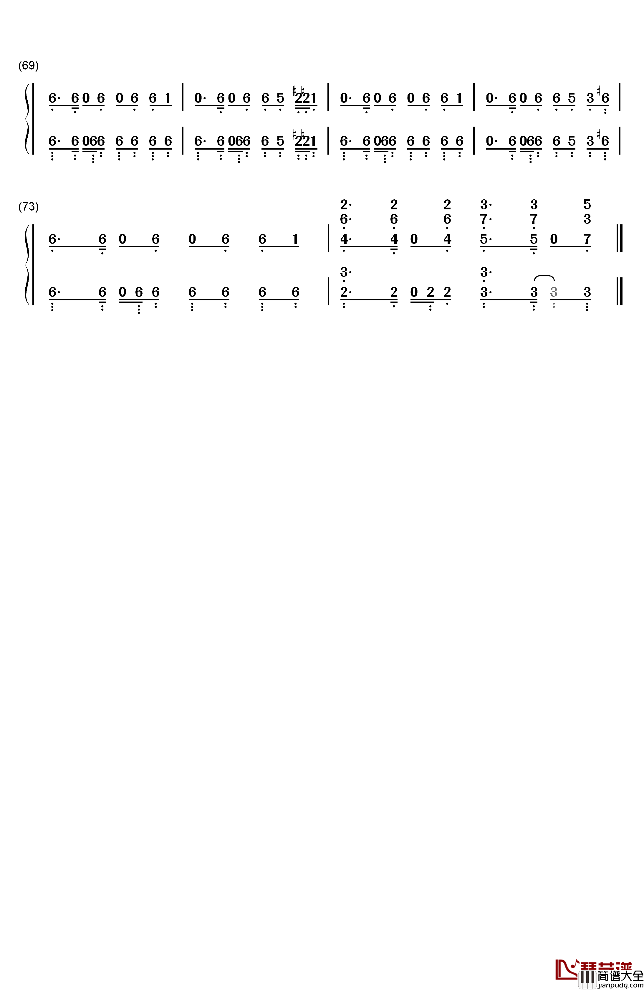 神曲钢琴简谱_数字双手_朴载相__PSY