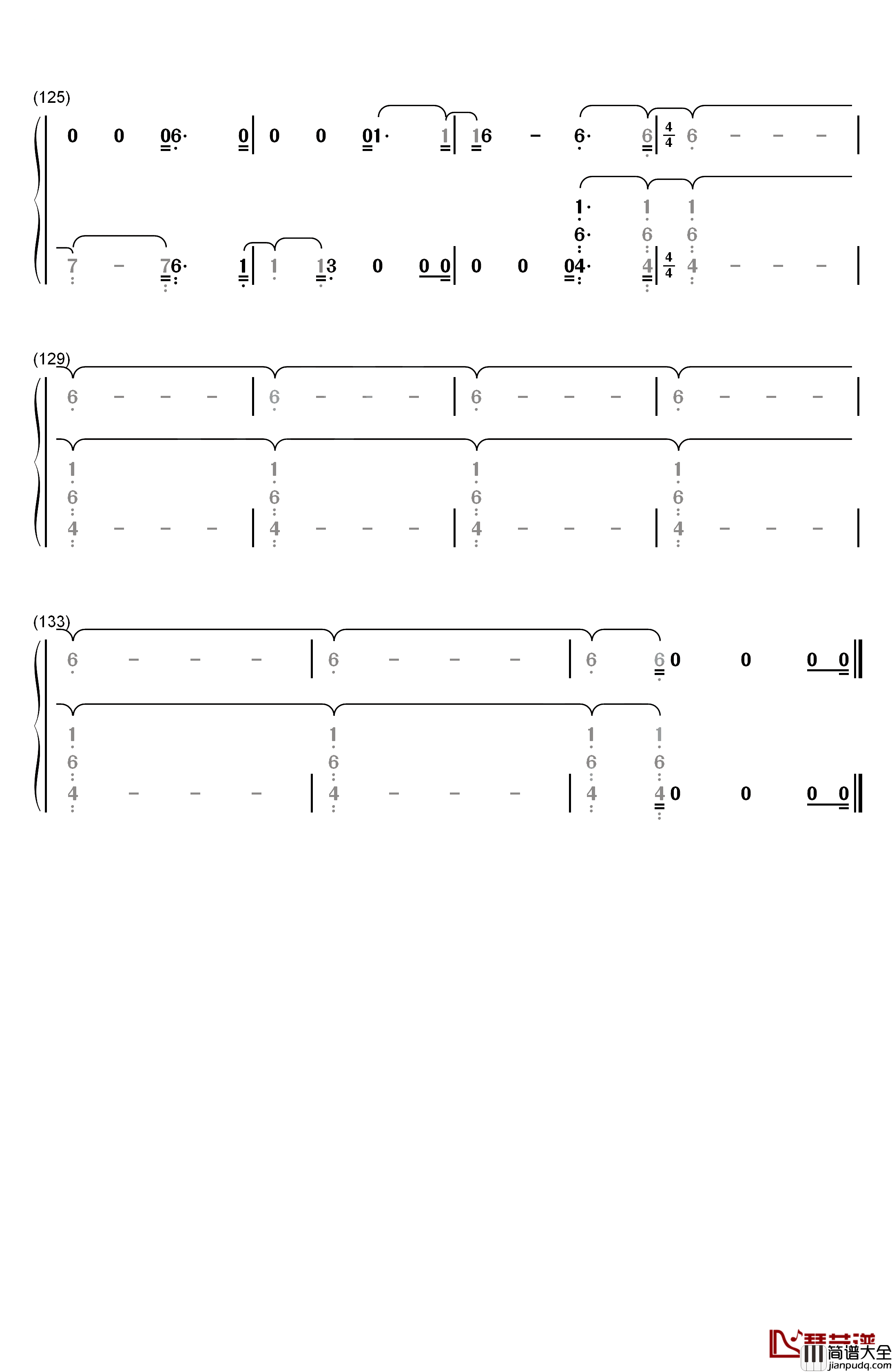 Entertainer钢琴简谱_数字双手_Zayn