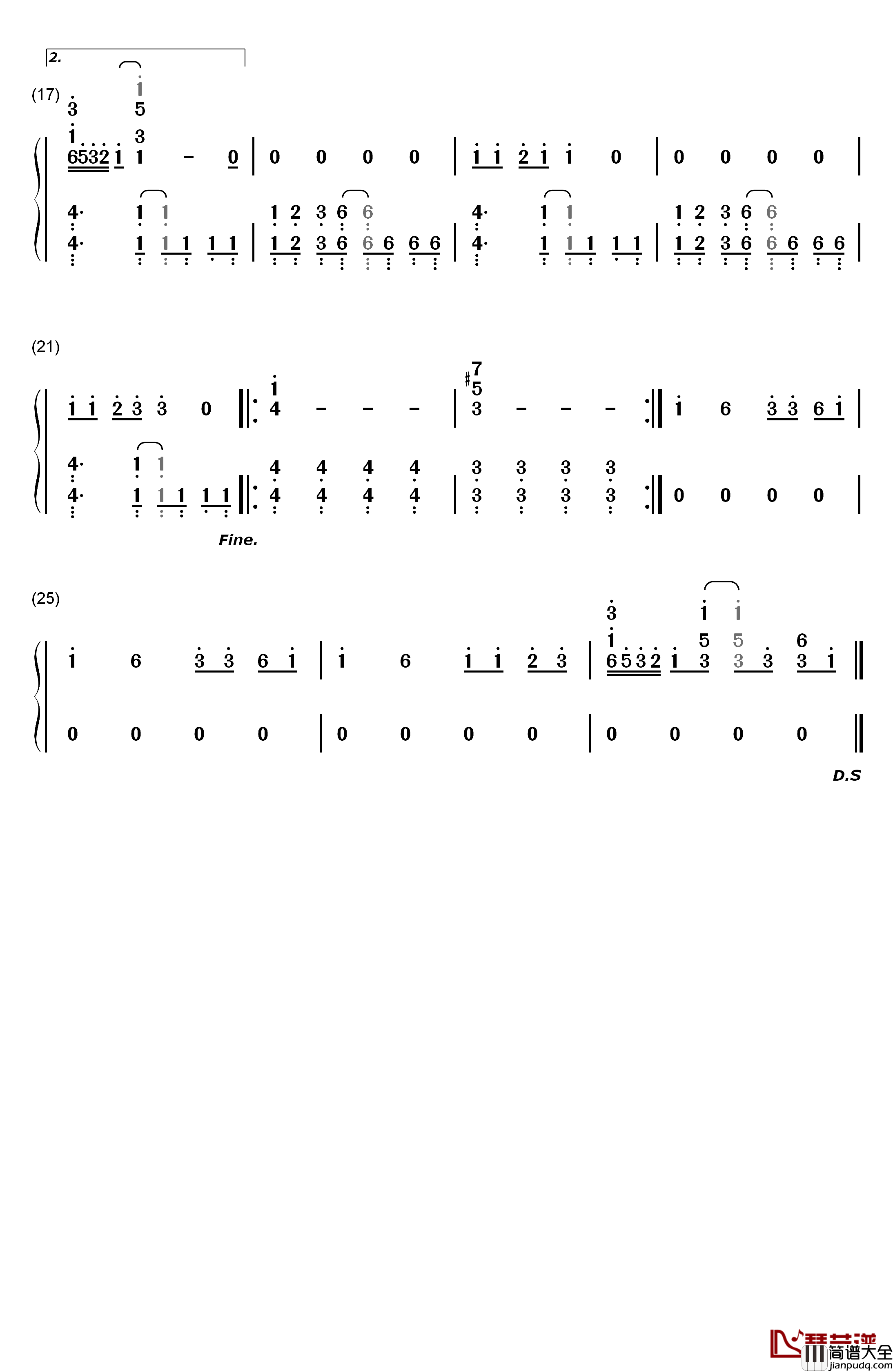 My_House钢琴简谱_数字双手_Flo_Rida