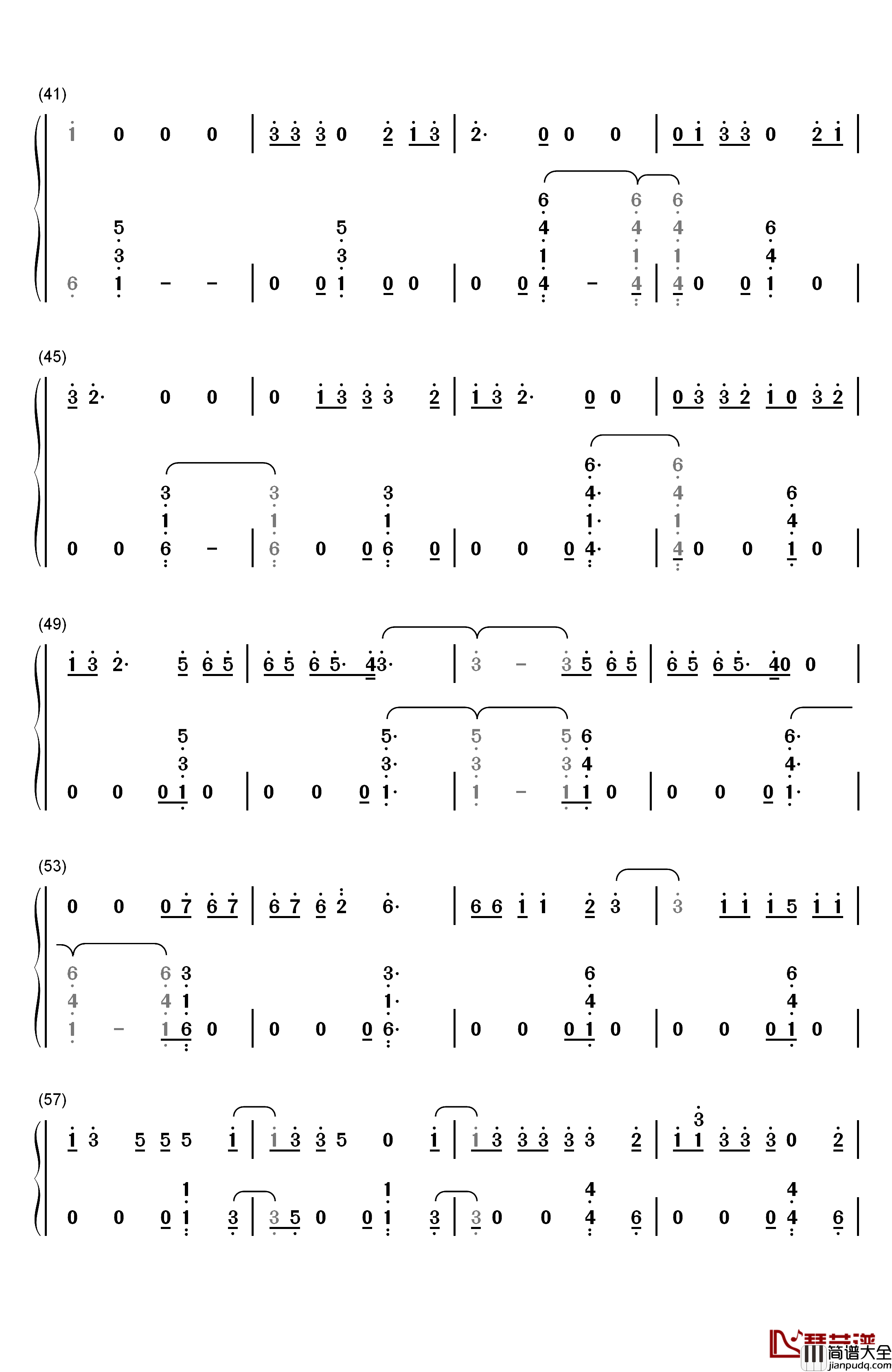 Hymn钢琴简谱_数字双手_Kesha
