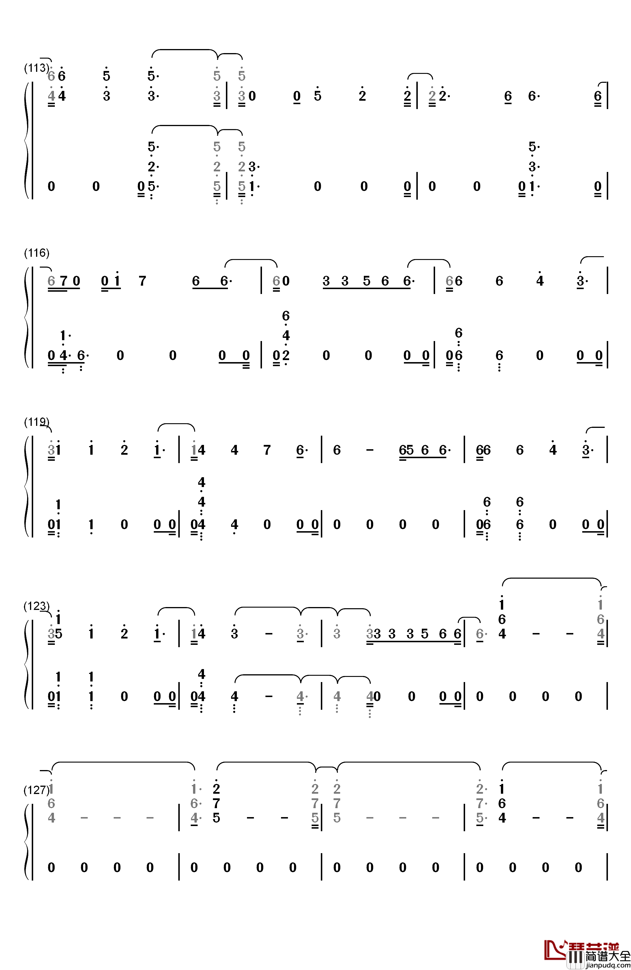 River钢琴简谱_数字双手_Eminem_Ed_Sheeran