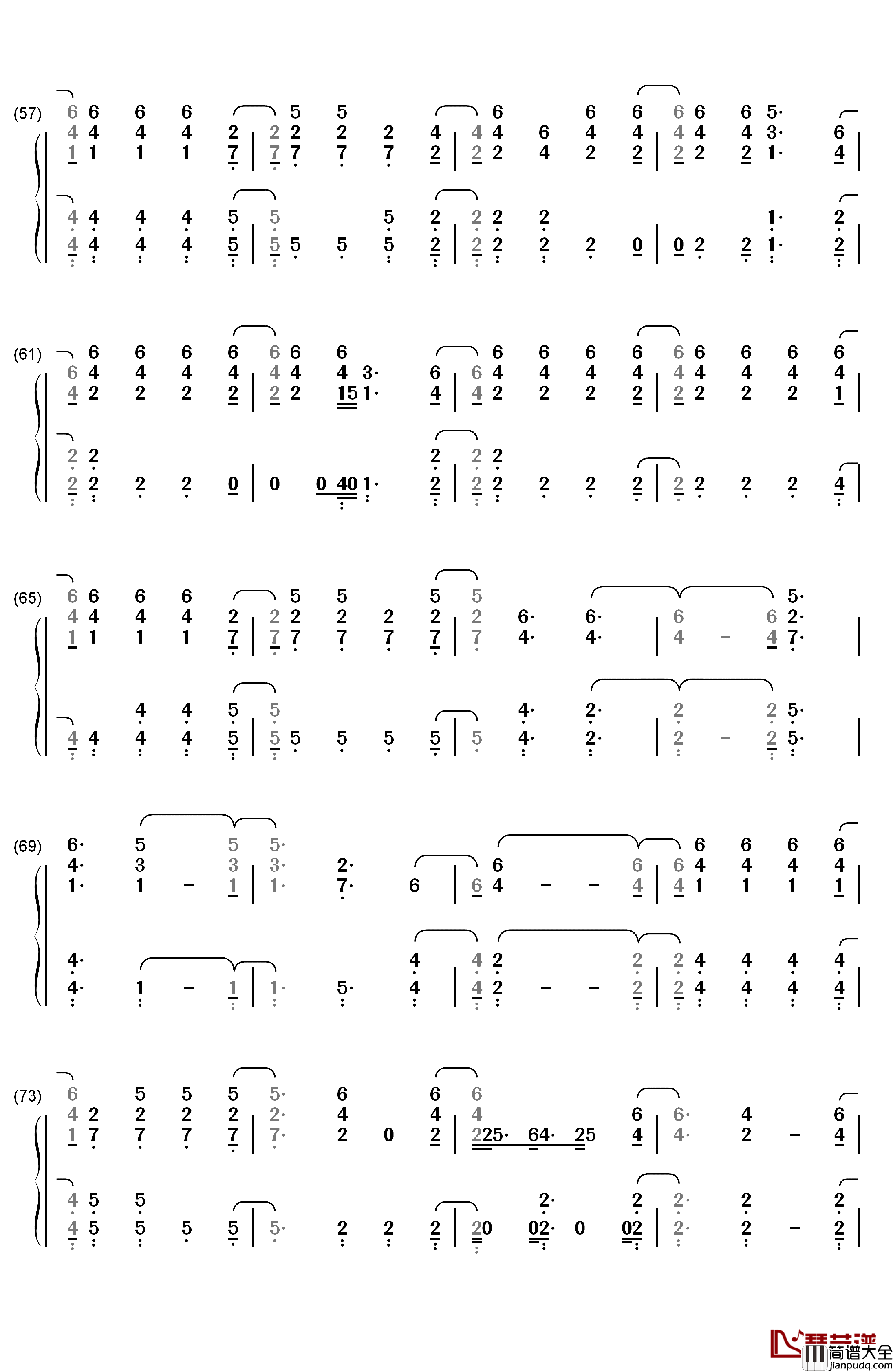 Kiwi钢琴简谱_数字双手_Harry_Styles