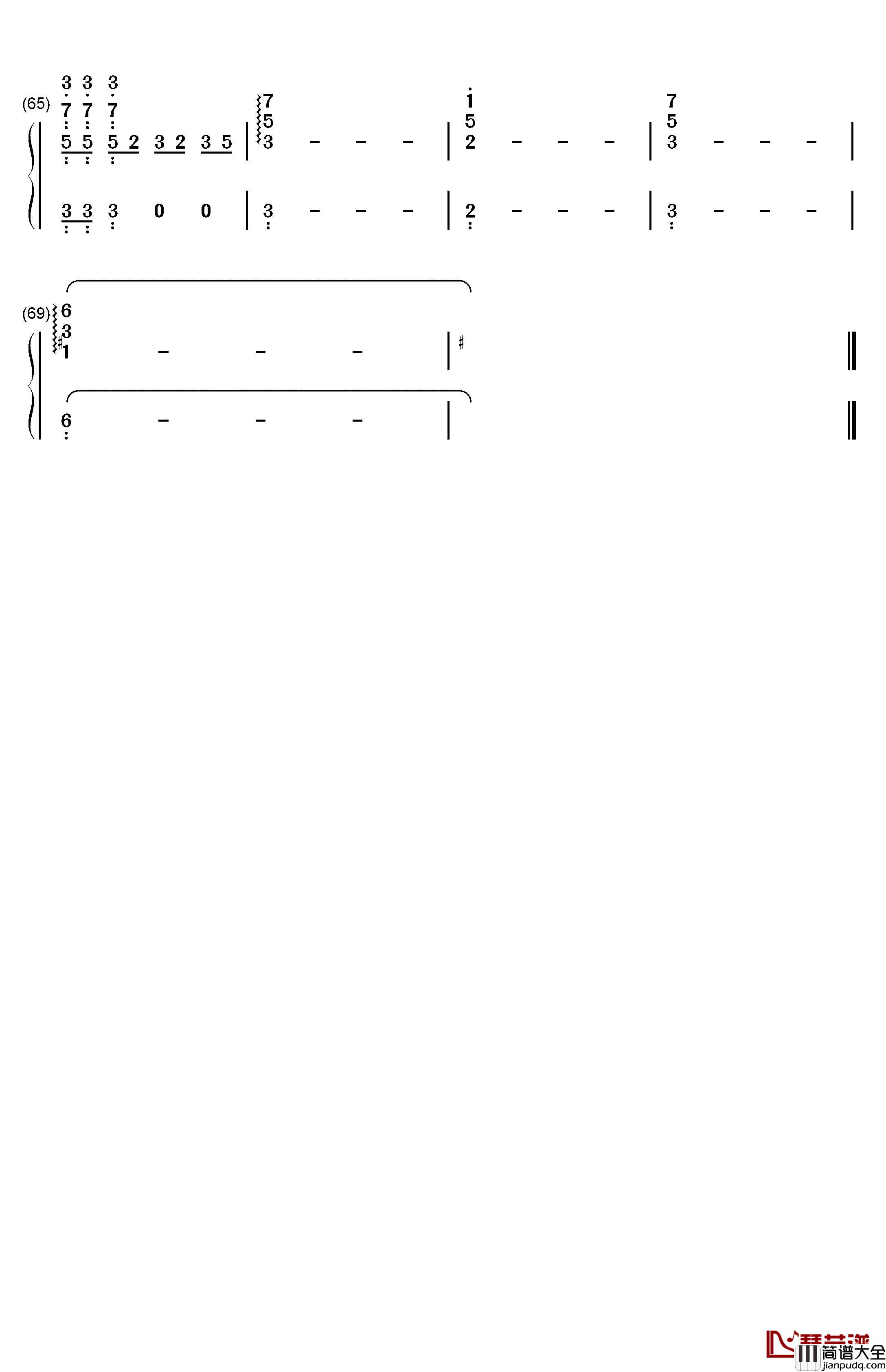 加賀岬钢琴简谱_数字双手_井口裕香