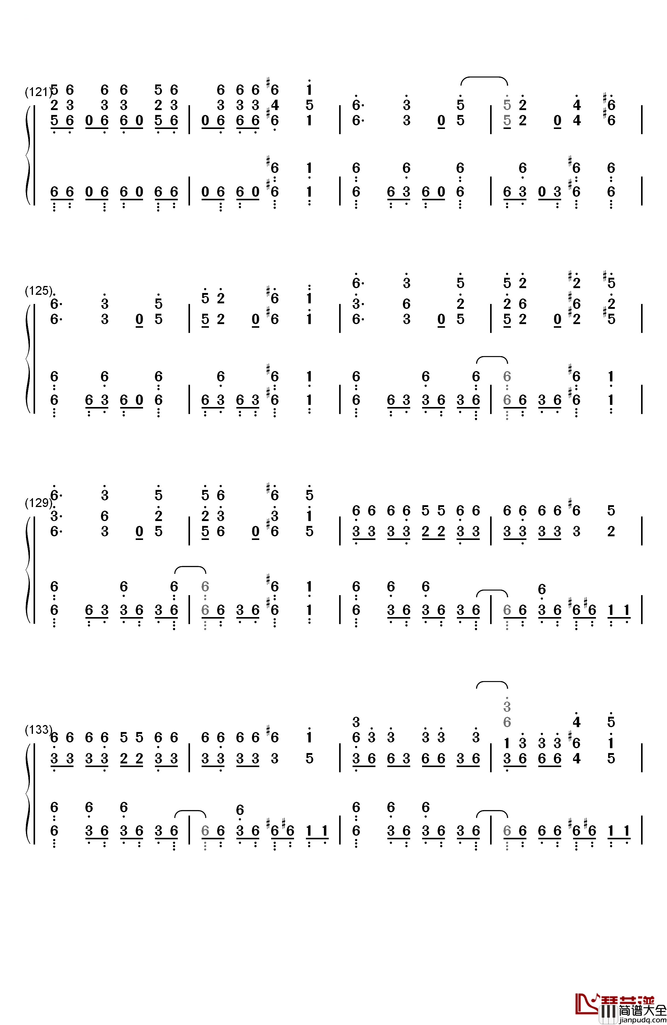 SAVIOR_OF_SONG钢琴简谱_数字双手_ナノ_MY_FIRST_STORY
