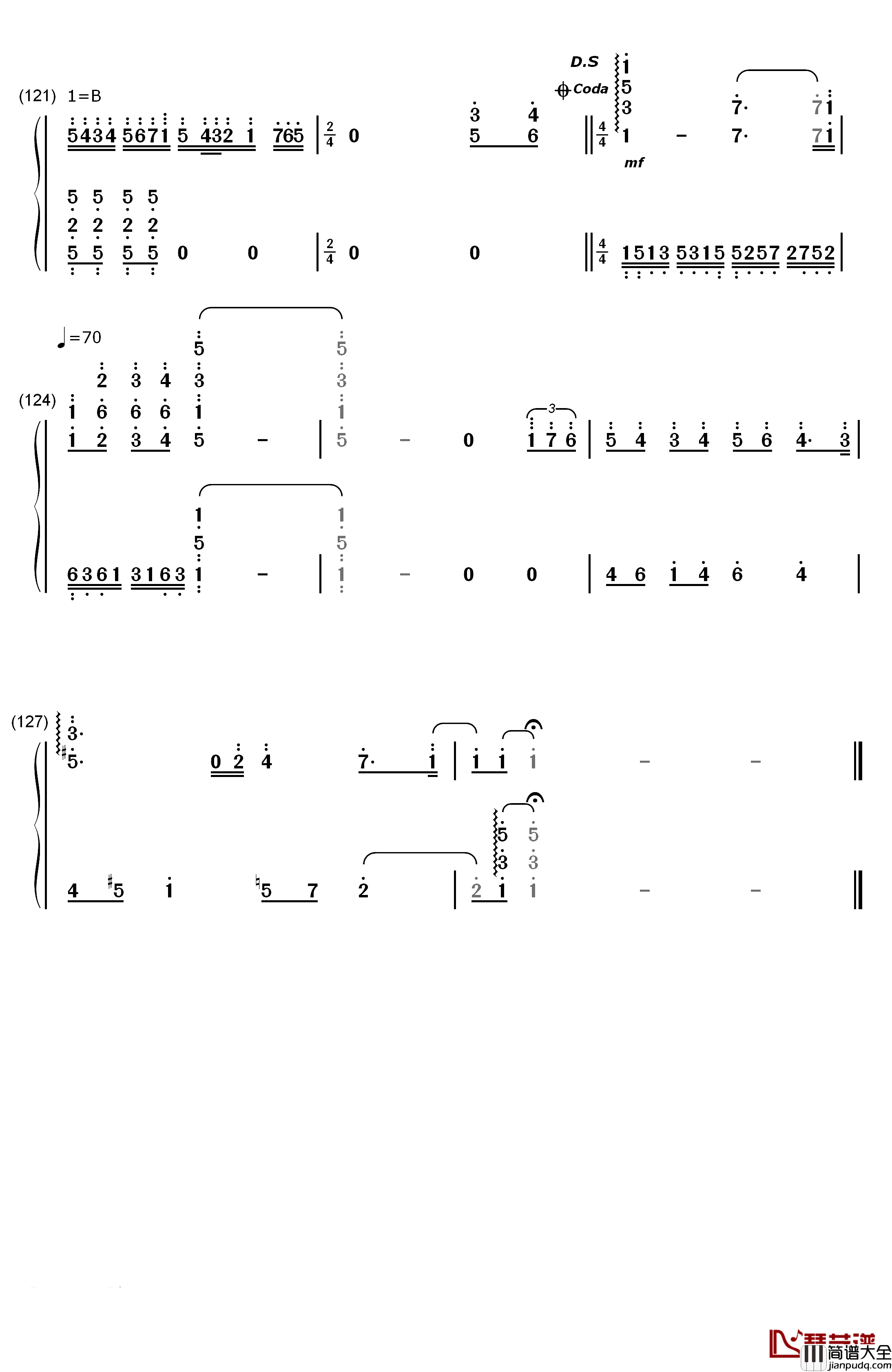 罪の名前钢琴简谱_数字双手_初音未来_Ryo