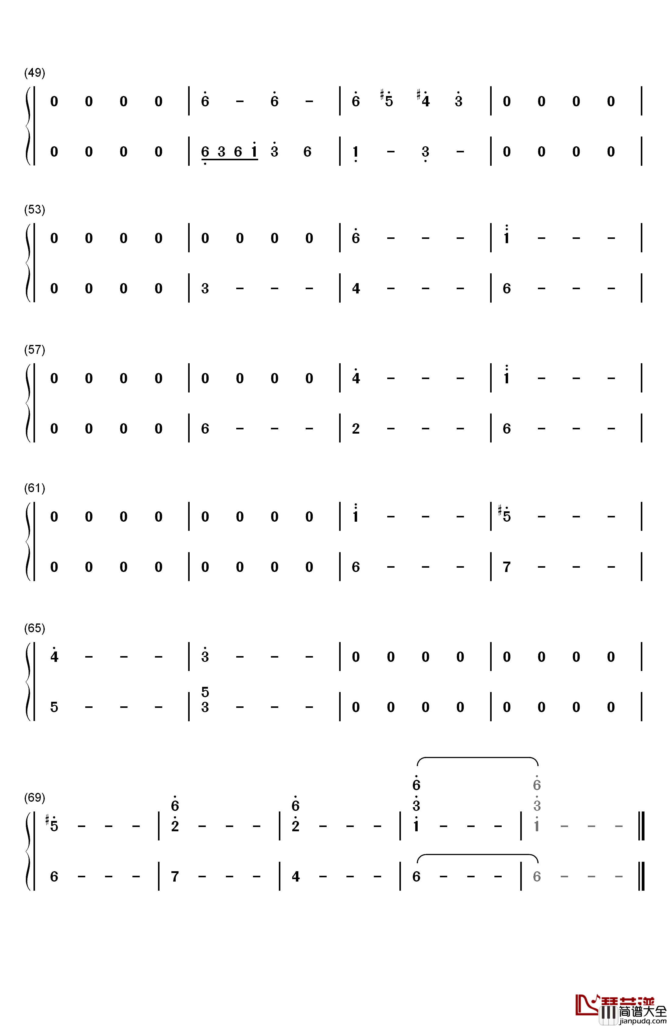 Light_of_the_Seven钢琴简谱_数字双手_Ramin_Djawadi