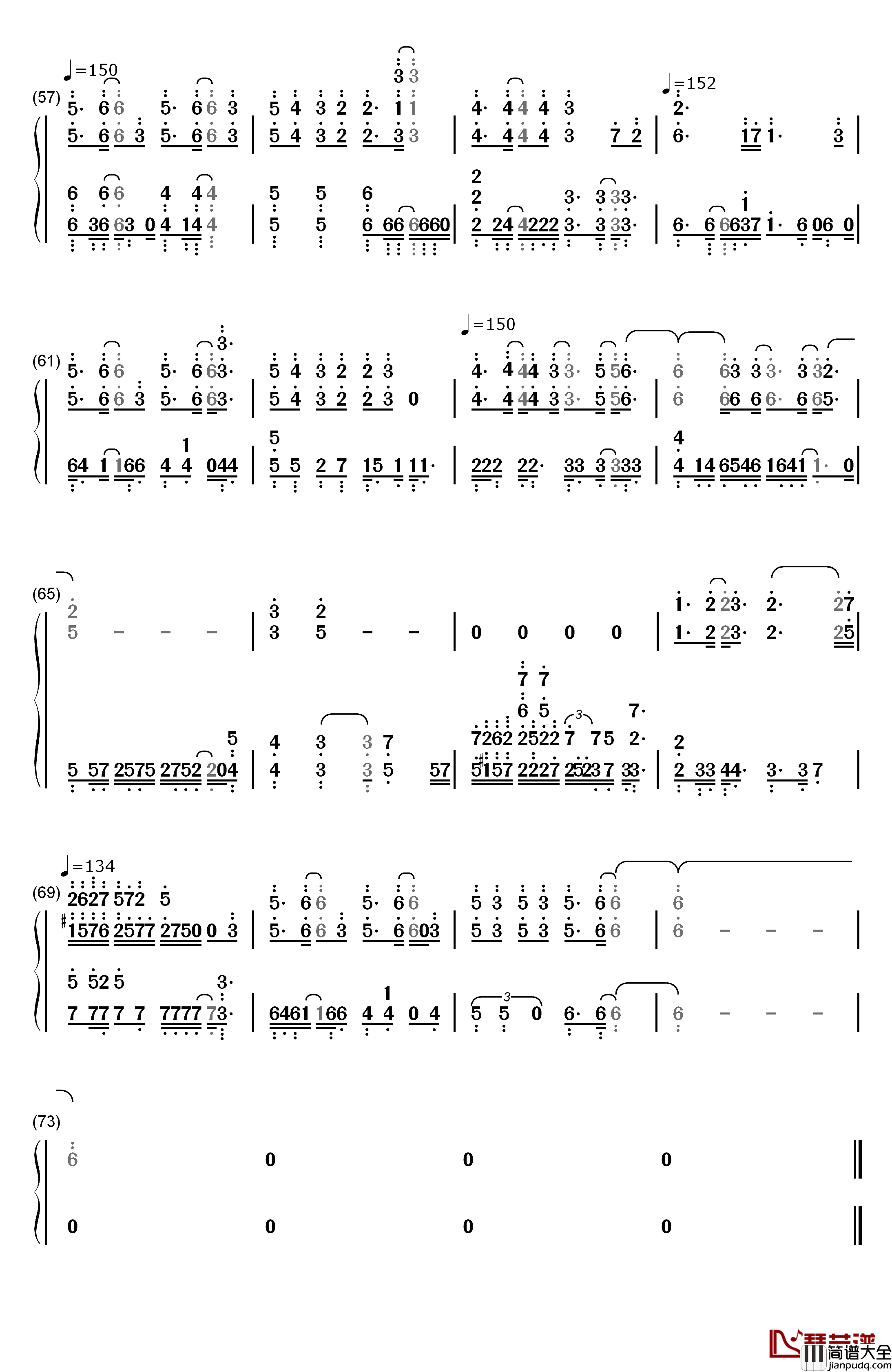 Break_Up钢琴简谱_数字双手_宫崎步