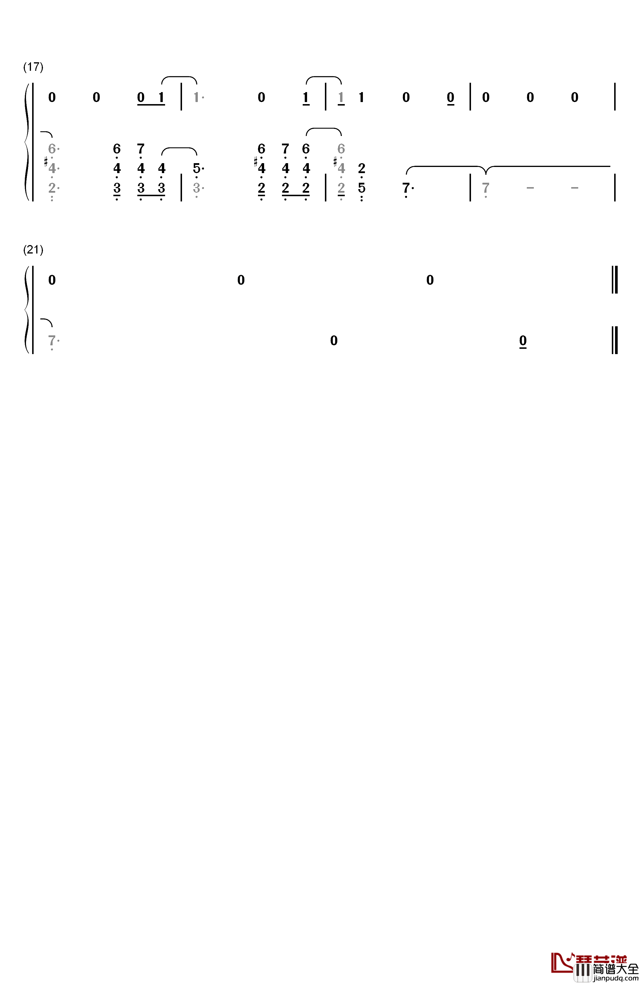 Porch钢琴简谱_数字双手_Alan_Silvestri