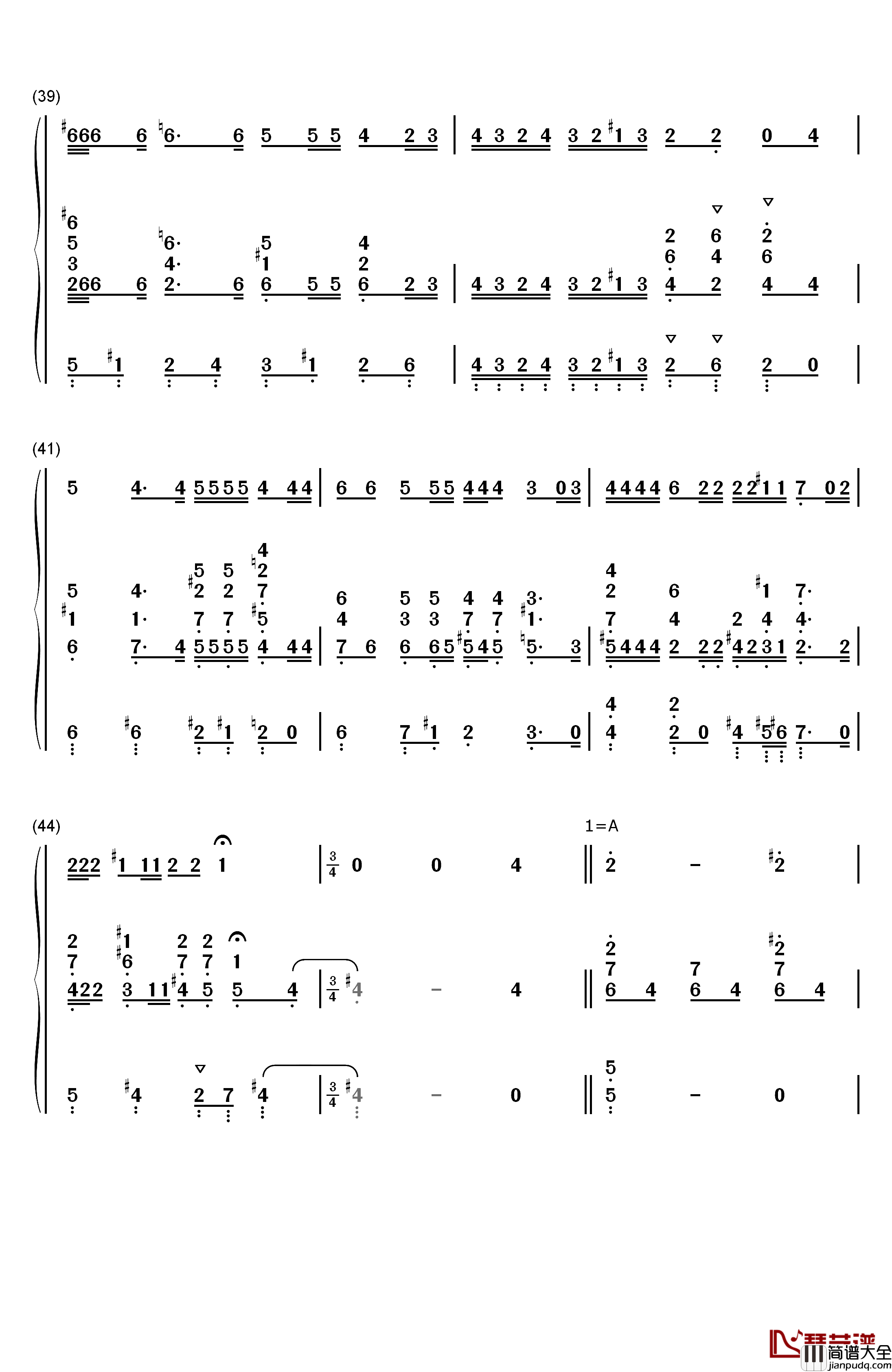 Jack's_Lament钢琴简谱_数字双手_Danny_Elfman