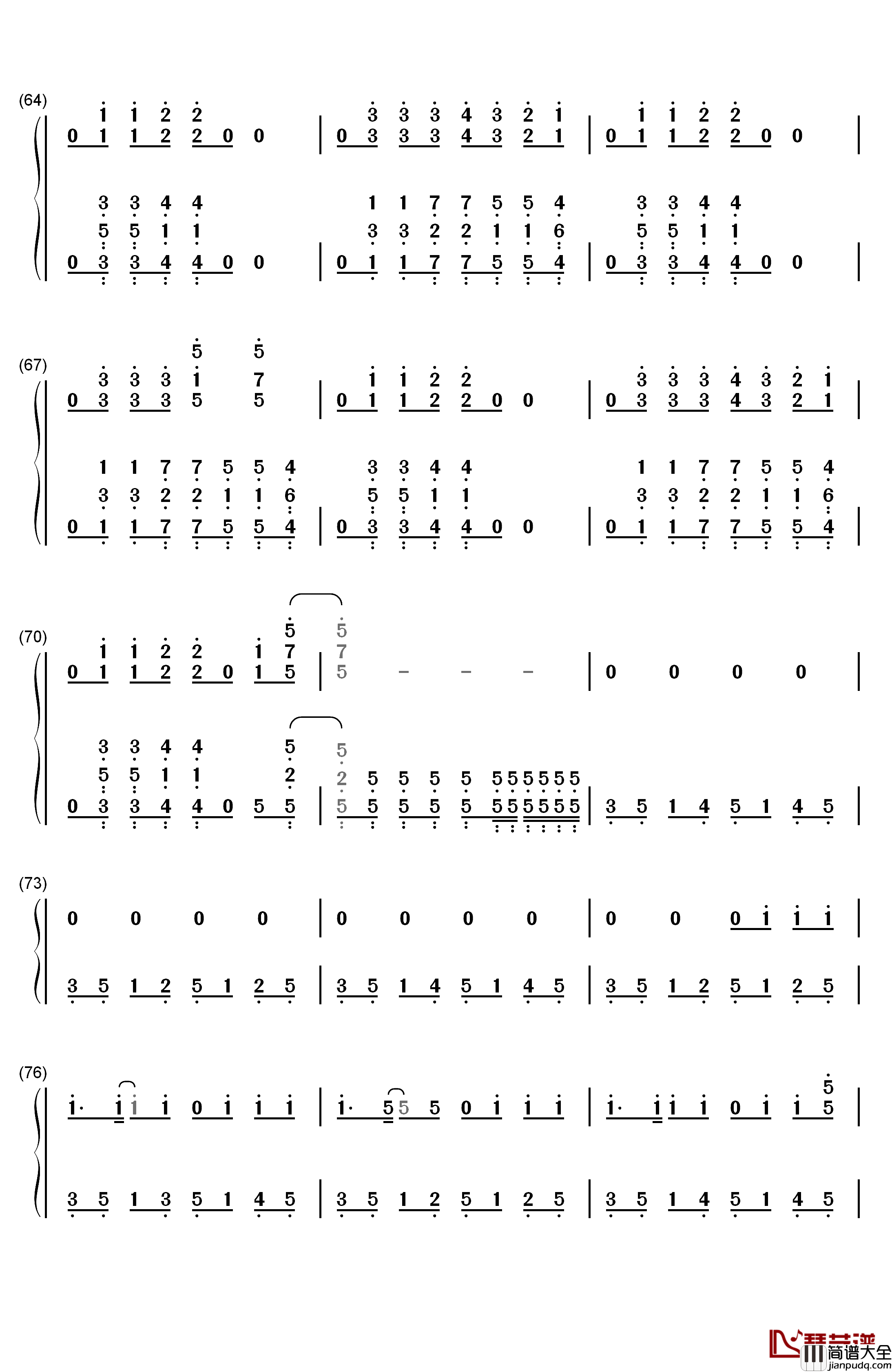 Shut_Up_and_Dance钢琴简谱_数字双手_Walk_the_Moon