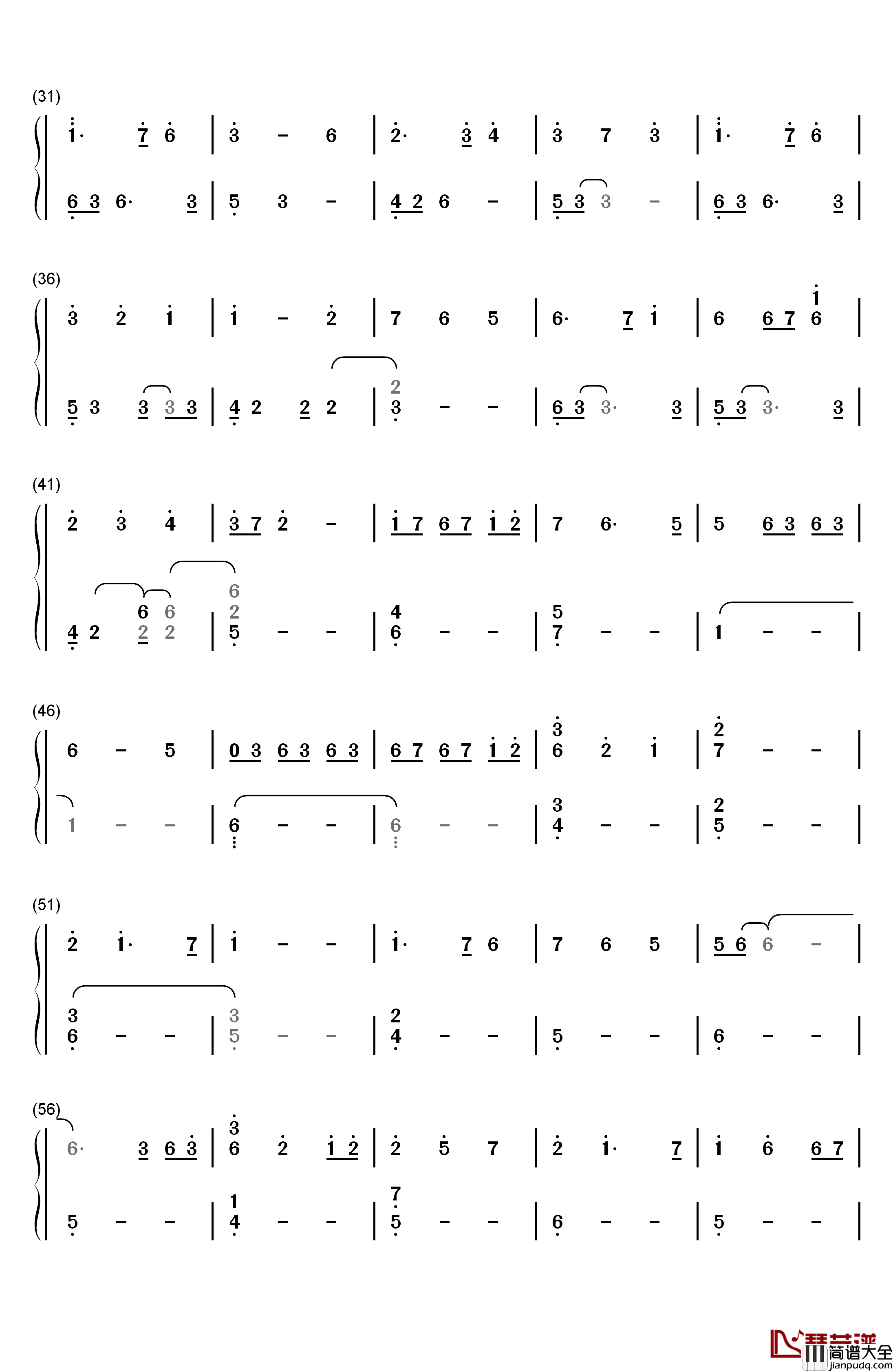 Arwen's_Vigil钢琴简谱_数字双手_The_Piano_Guys