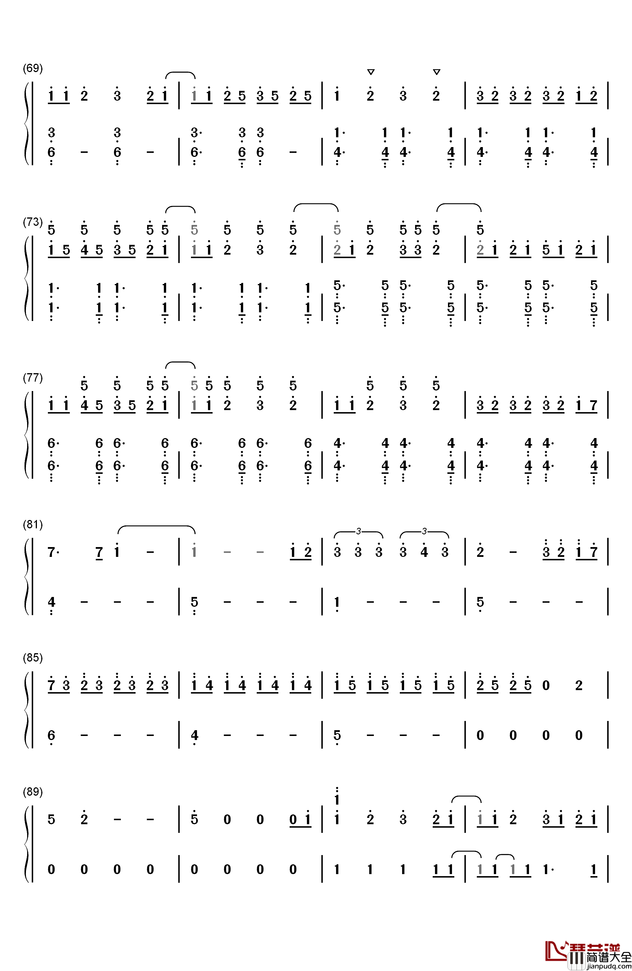 Love_Story_Meets_Viva_La_Vida钢琴简谱_数字双手_The_Piano_Guys