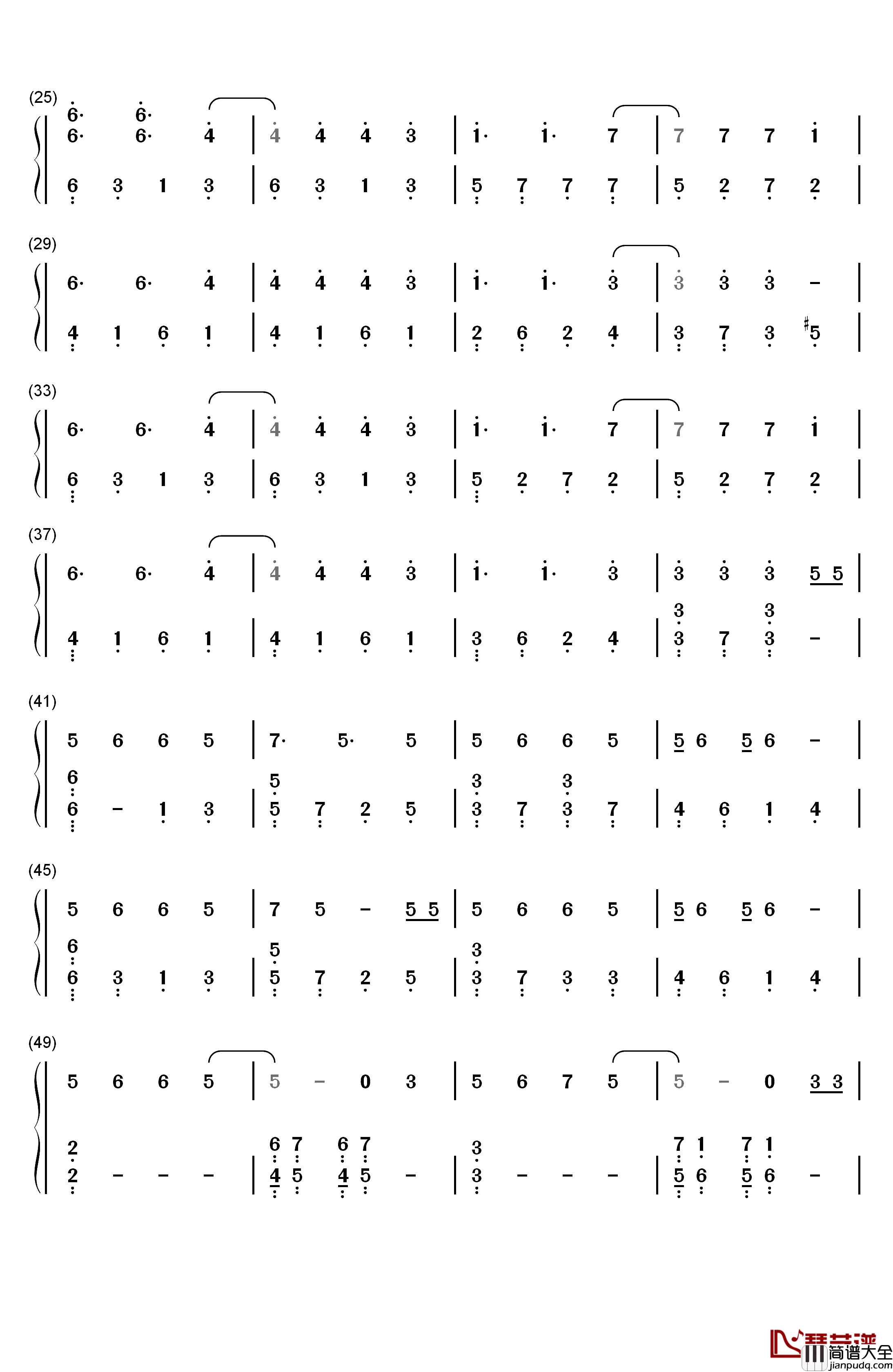 Let_Out_the_Beast钢琴简谱_数字双手_EXO