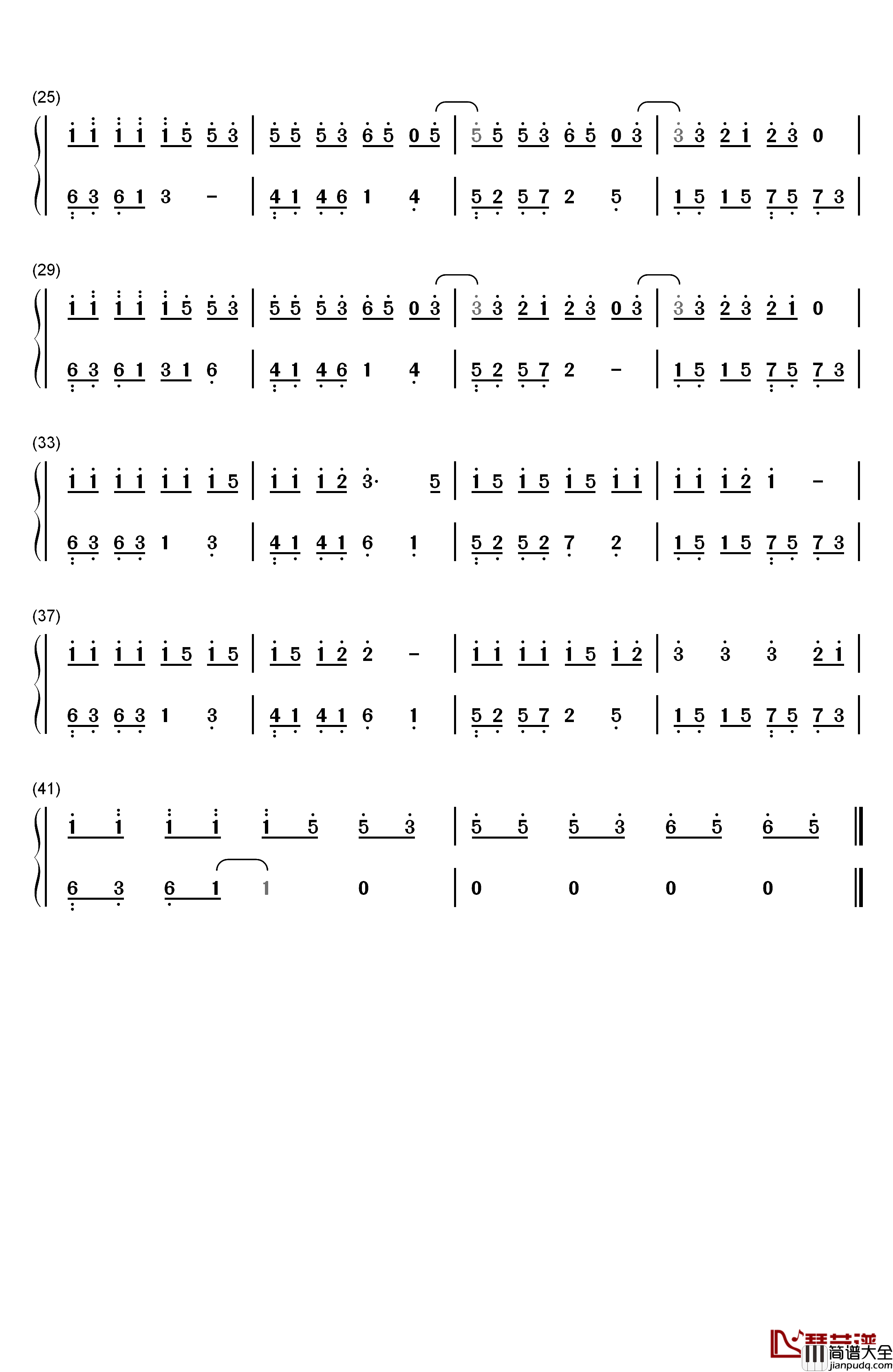 东京不太热钢琴简谱_数字双手_洛天依