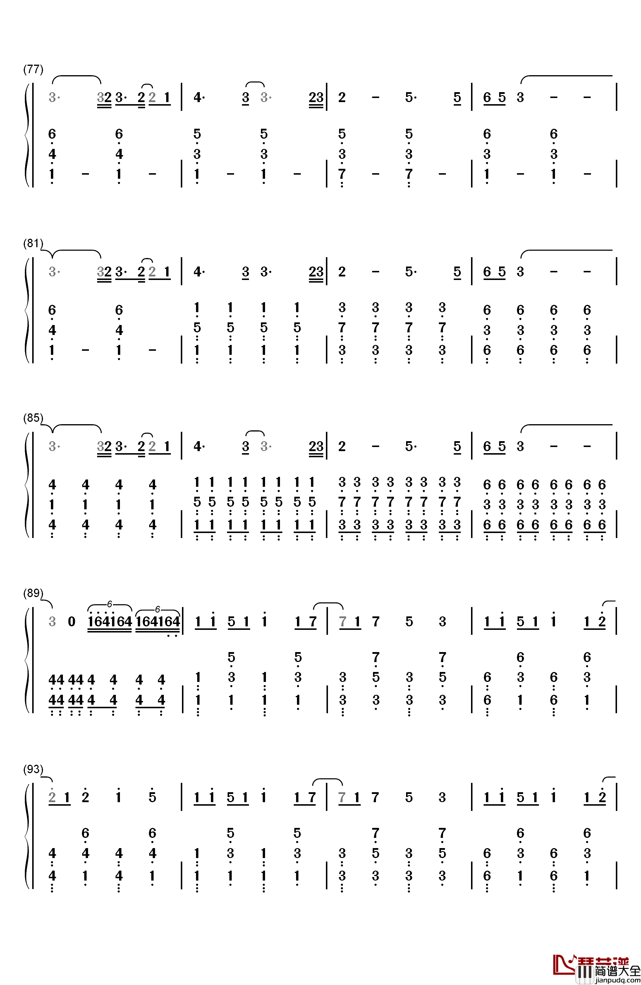 Heroes_(We_Could_Be)钢琴简谱_数字双手_Alesso_ft._Tove_Lo