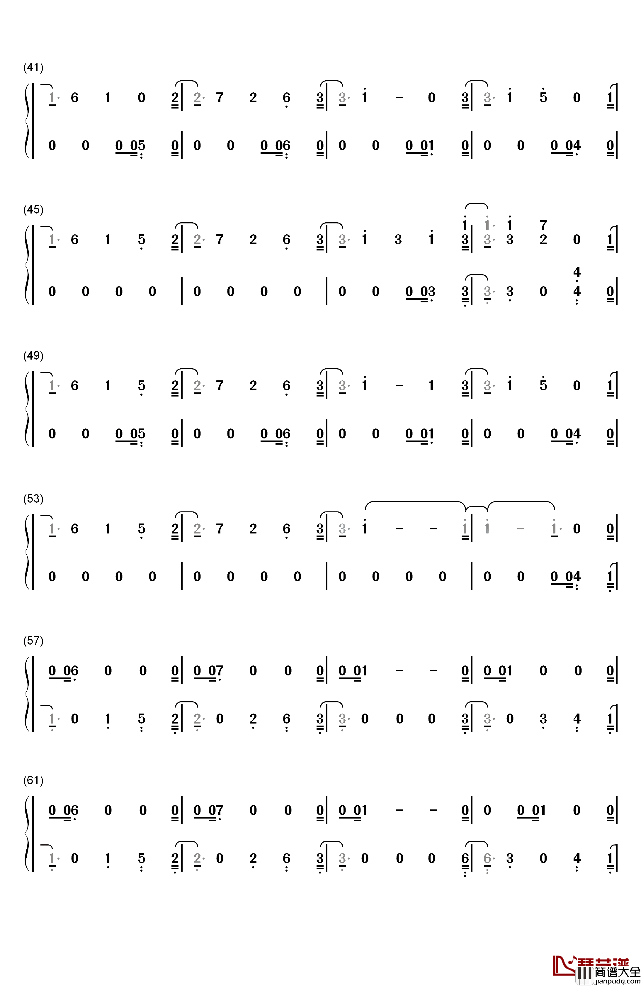 Perfectly_Wrong钢琴简谱_数字双手_Shawn_Mendes