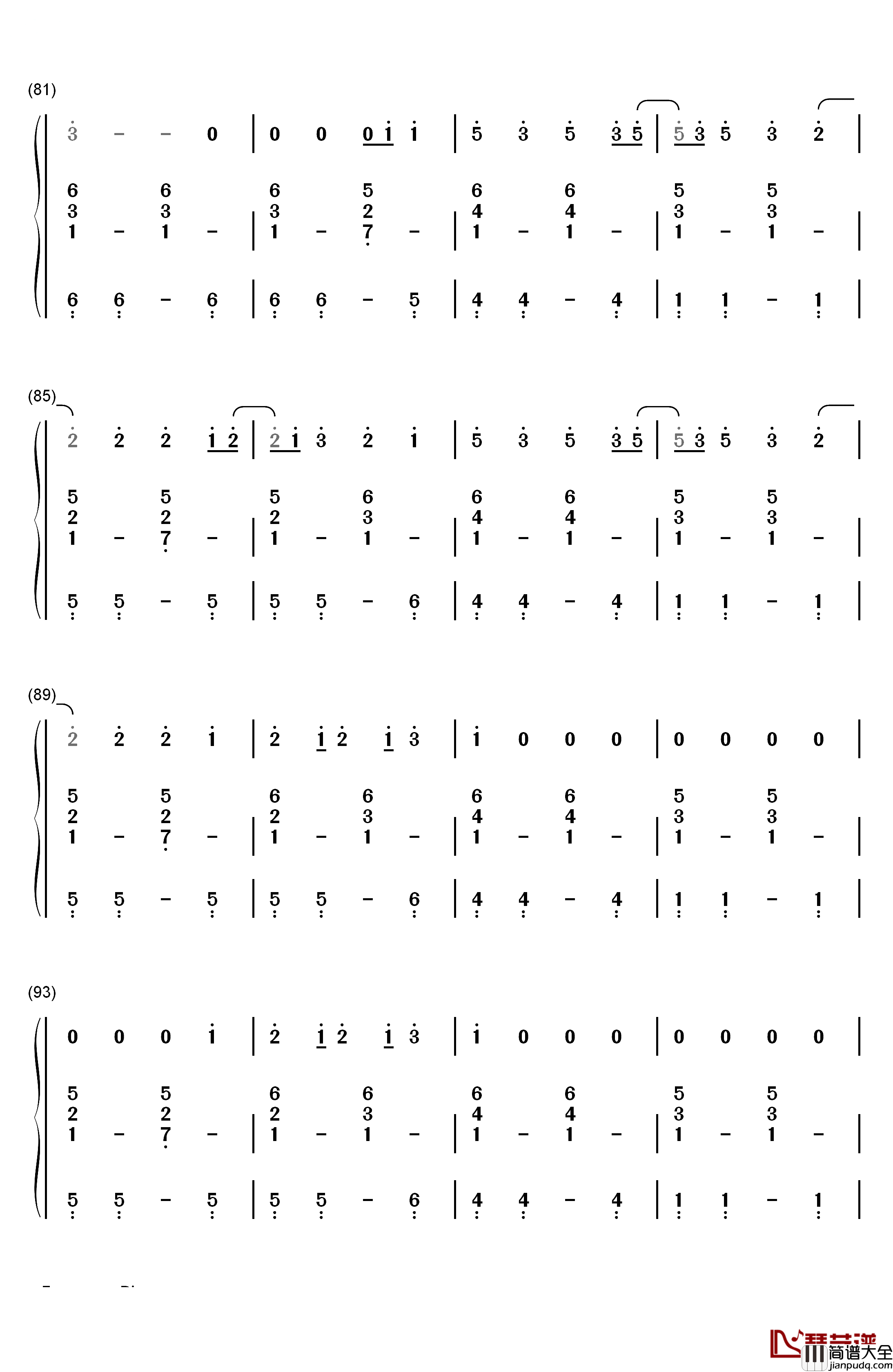 This_Is_Gospel钢琴简谱_数字双手_Panic!_at_the_Disco