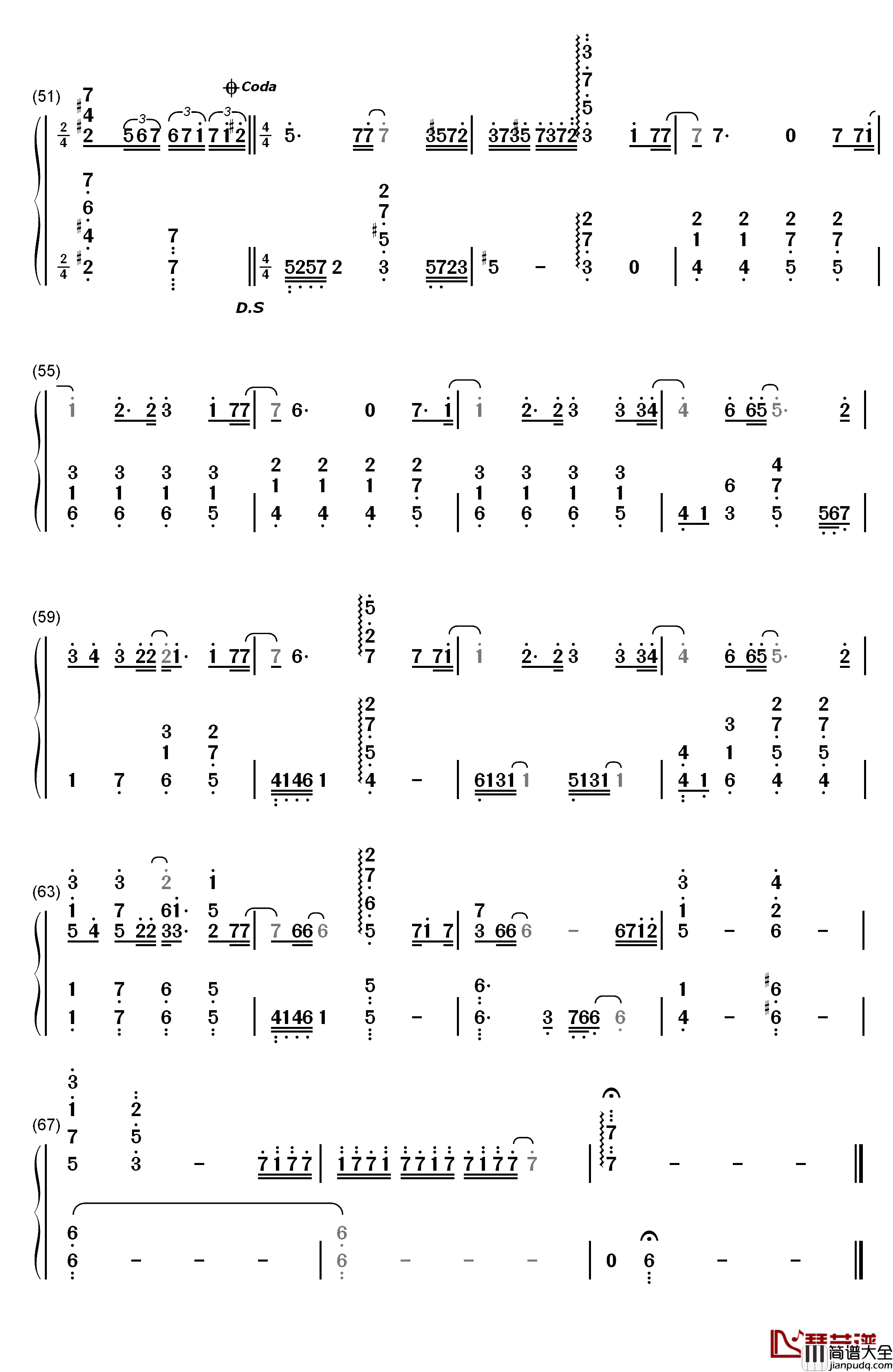 Crucify_My_Love钢琴简谱_数字双手_X_Japan