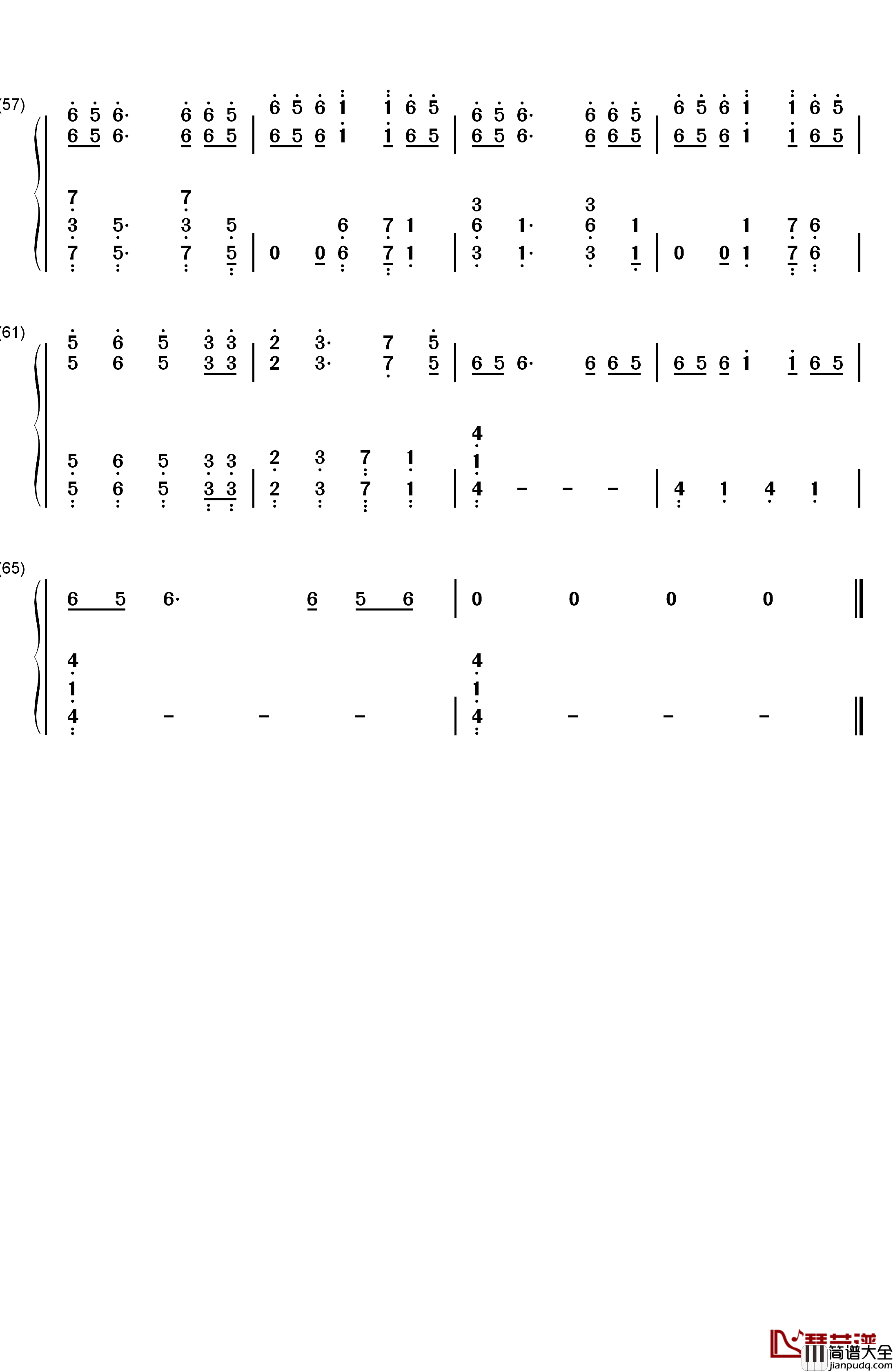 Question钢琴简谱_数字双手_3年E班歌曲担当