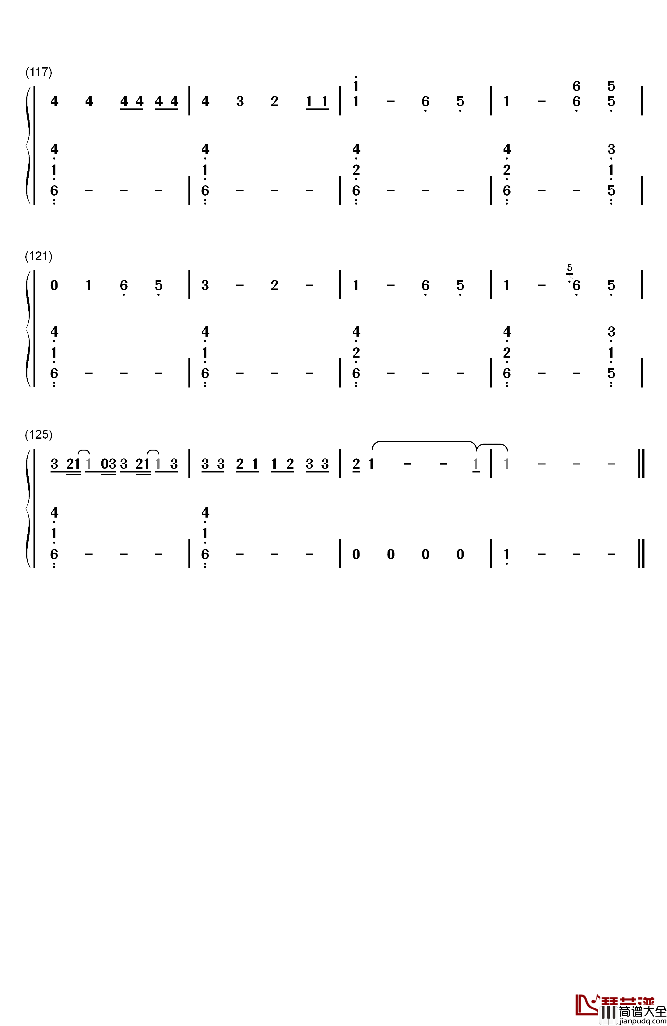 Masterpiece钢琴简谱_数字双手_Jessie_J