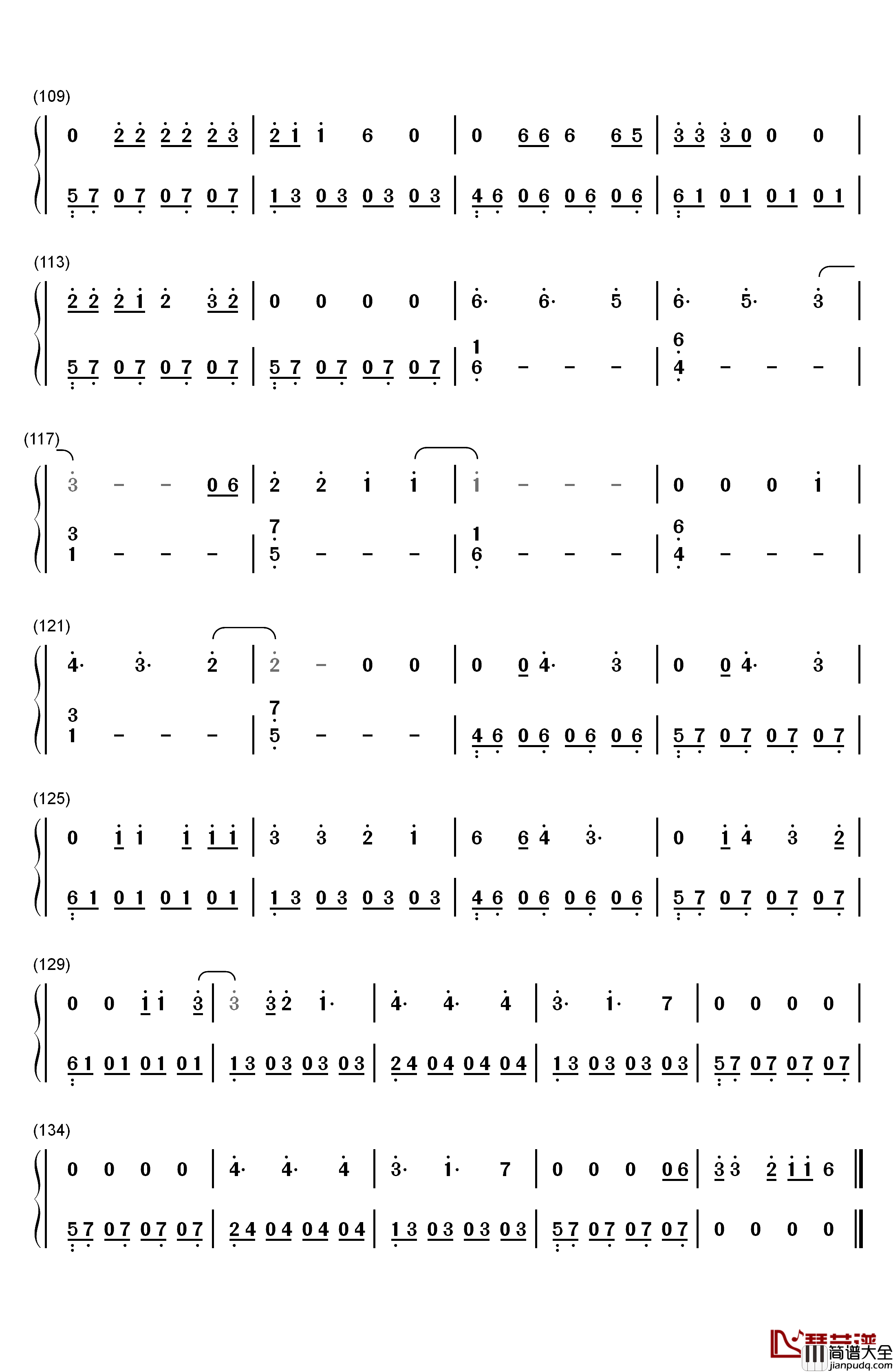 Waves钢琴简谱_数字双手_Dean_Lewis