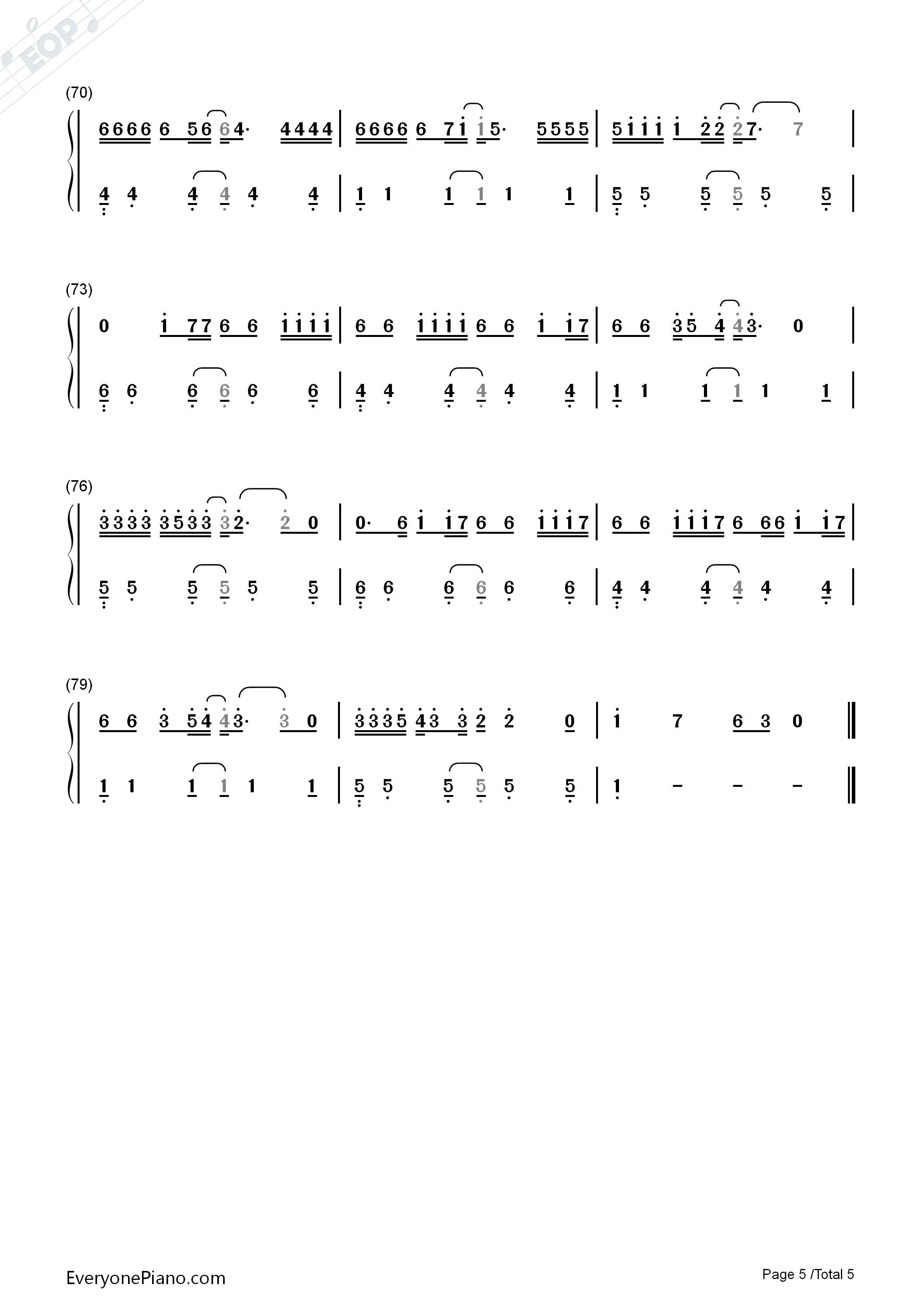 Despacito钢琴简谱_Justin_Bieber演唱