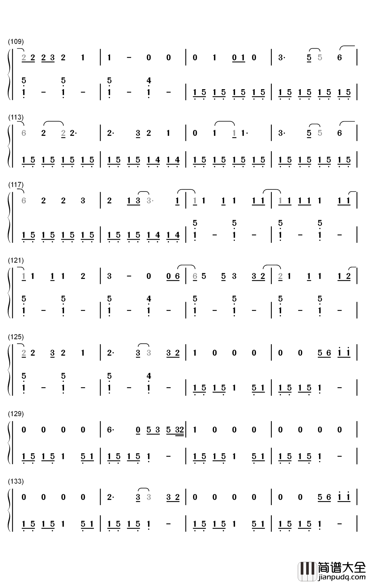 One_Margarita钢琴简谱_数字双手_Luke_Bryan