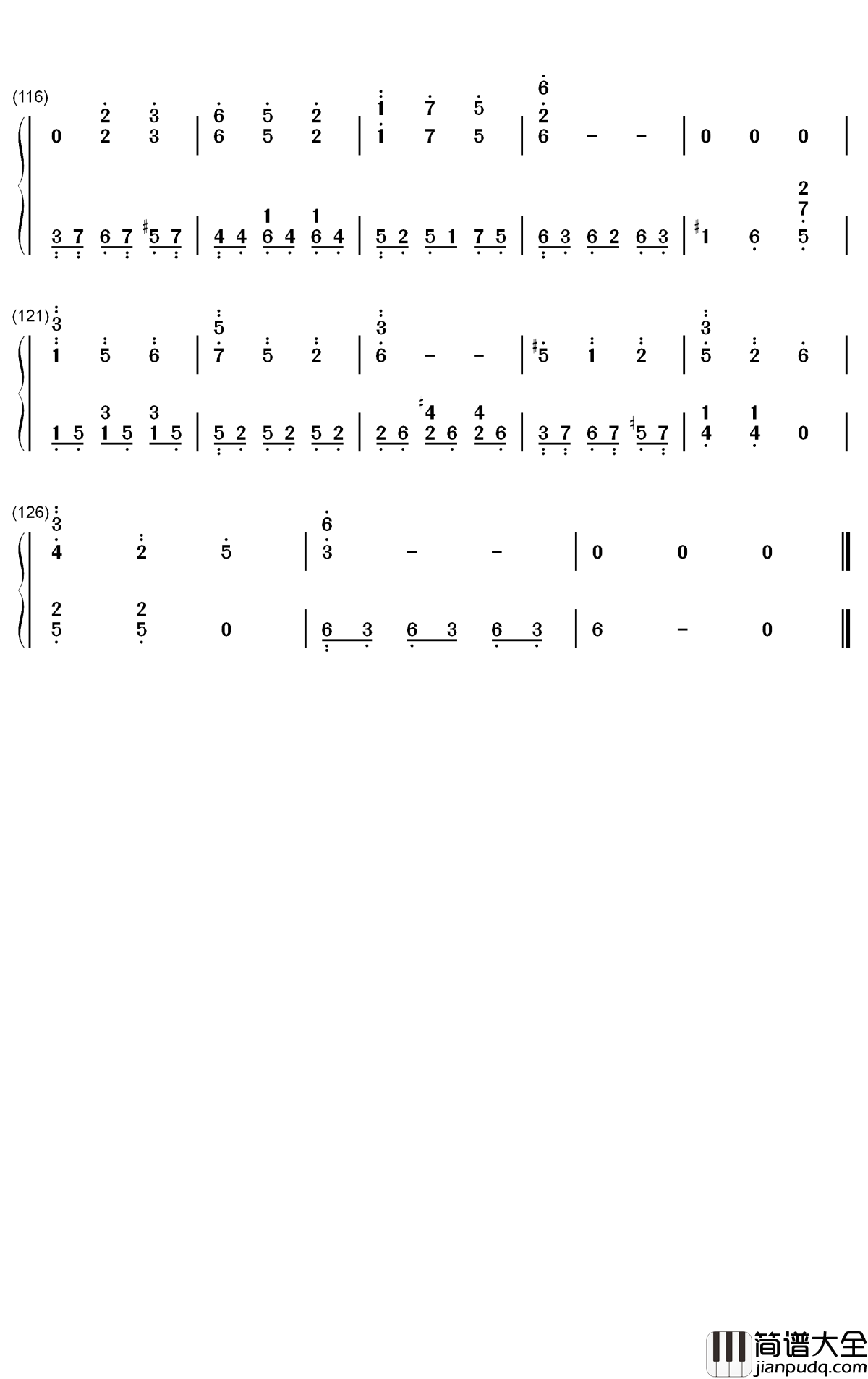 月迷风影钢琴简谱_有坂美香歌曲_数字双手曲谱