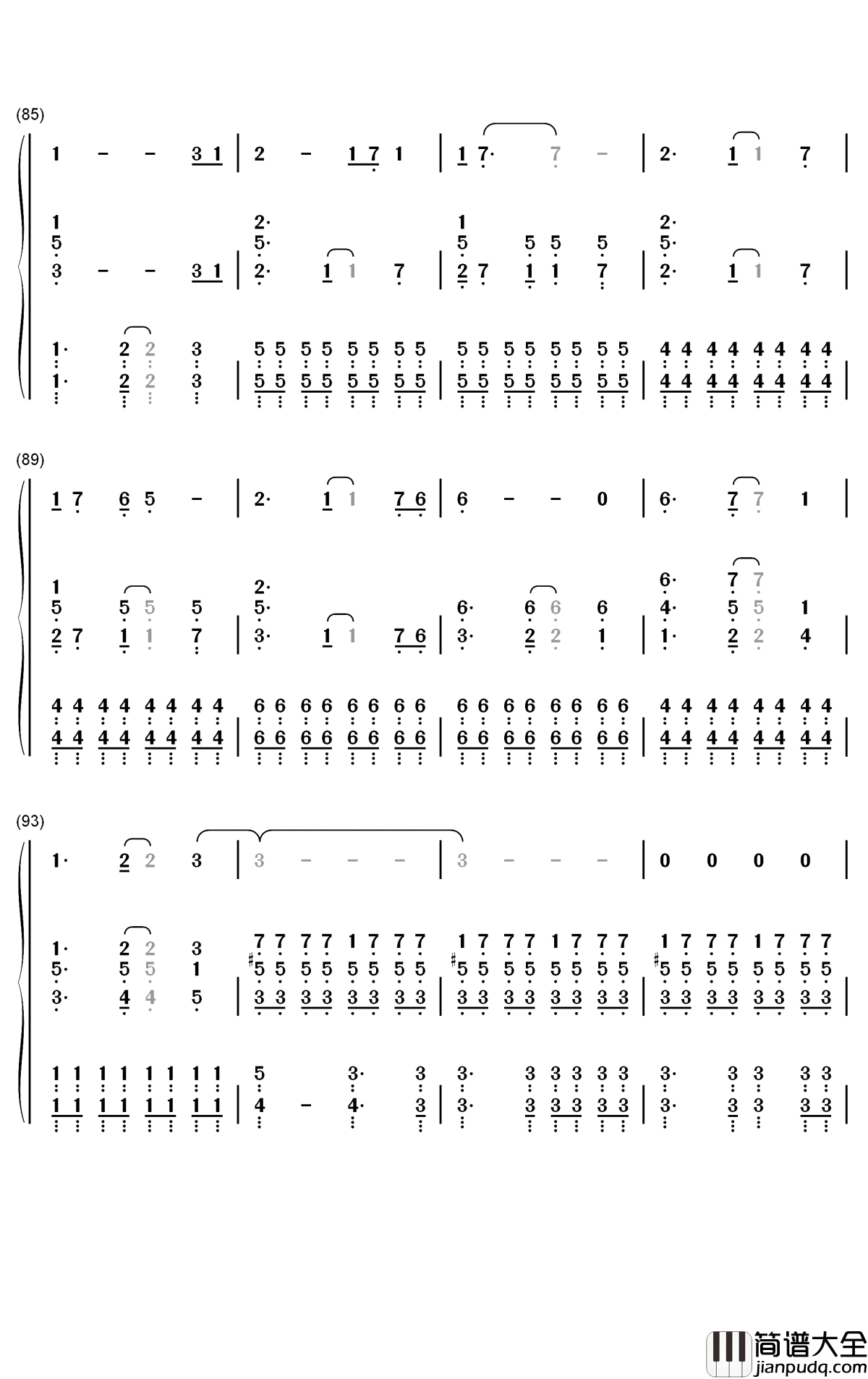 Show_Yourself钢琴简谱_数字双手_Idina_Menzel_Evan_Rachel_Wood