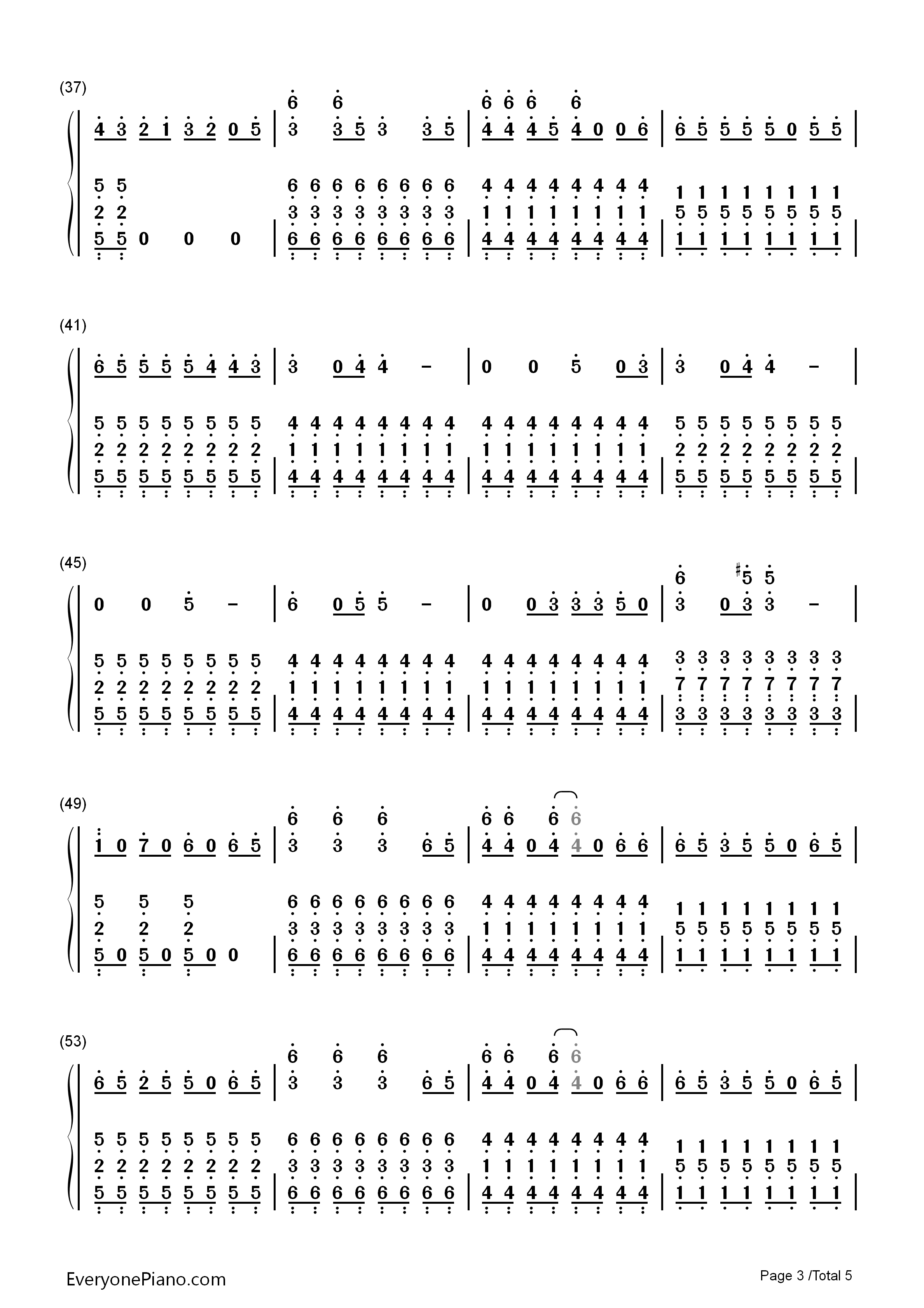 You're_Gonna_Go_Far_Kid钢琴简谱_The_Offspring演唱