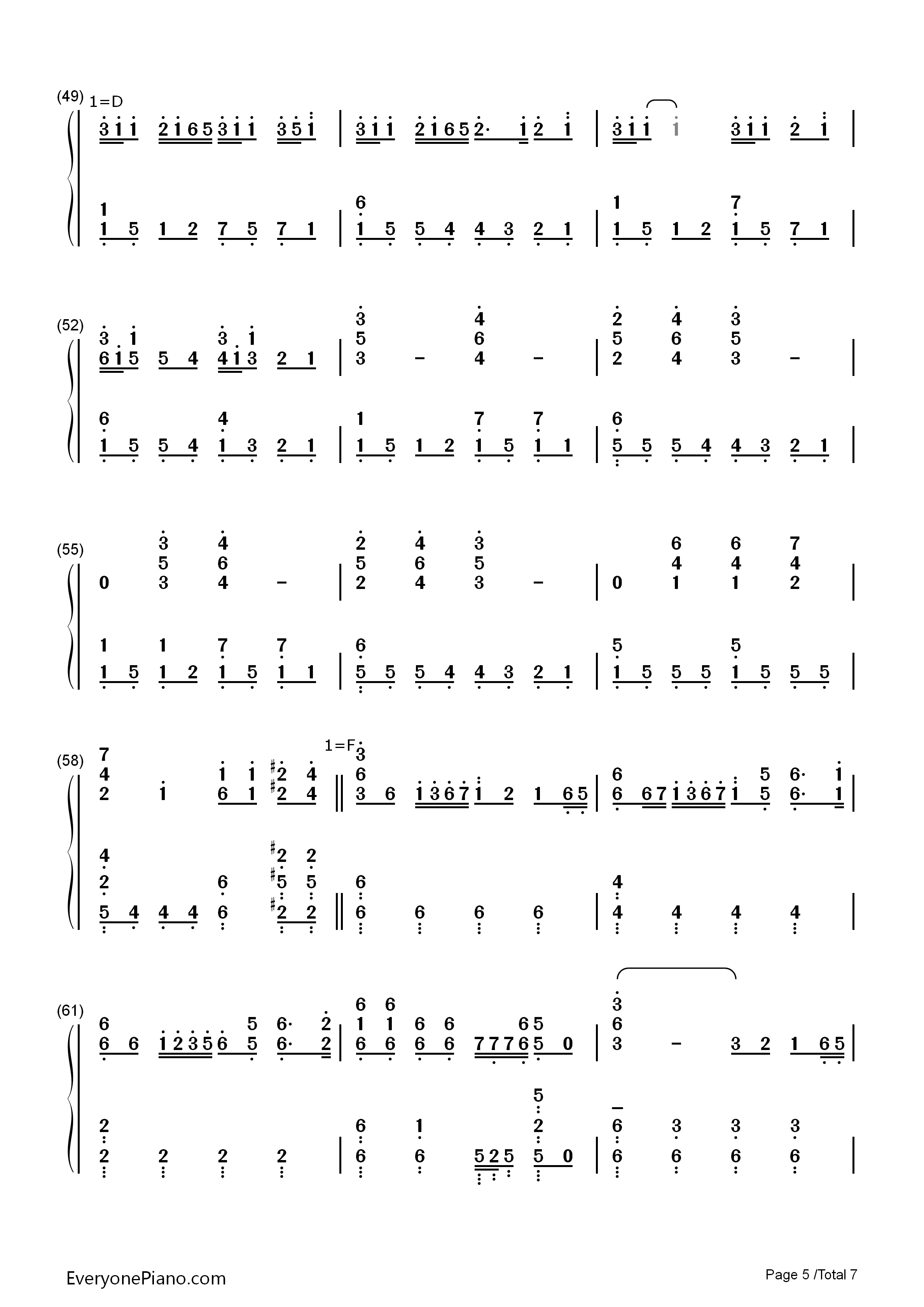 See_You_Tomorrow钢琴简谱_John_Powell演唱