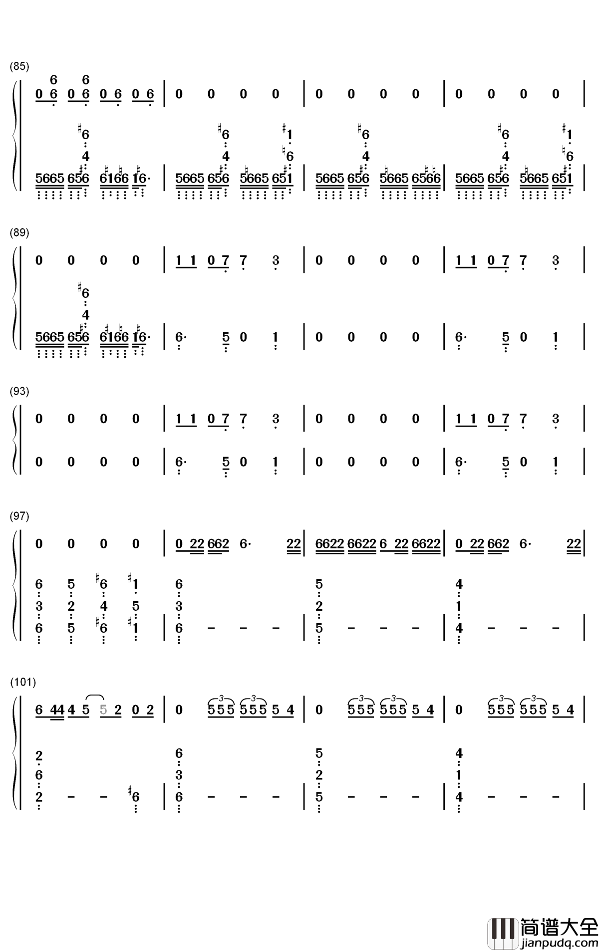 Parasite_Eve钢琴简谱_数字双手_Bring_Me_the_Horizon