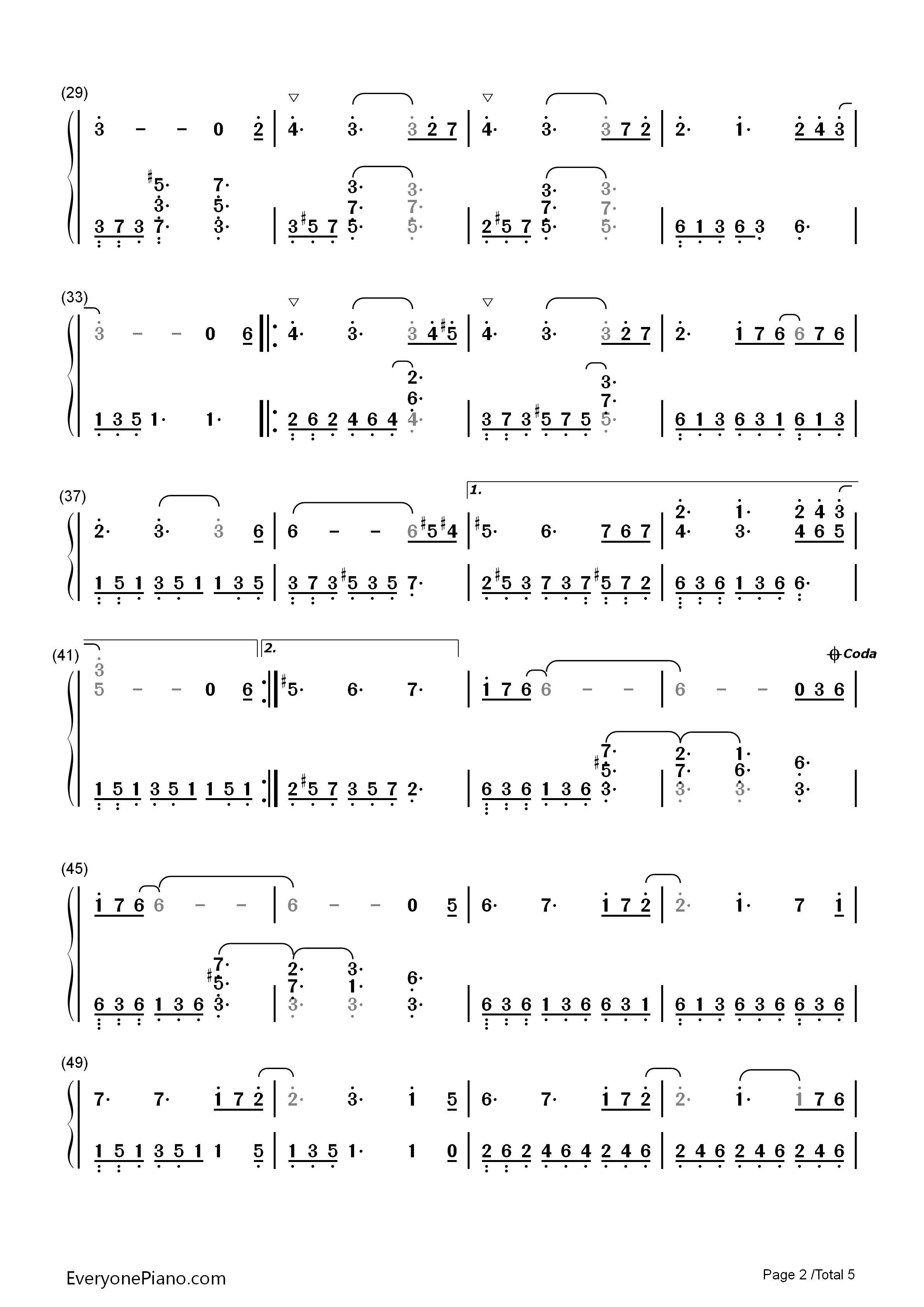 Felitsa(费丽萨)钢琴简谱_雅尼演唱