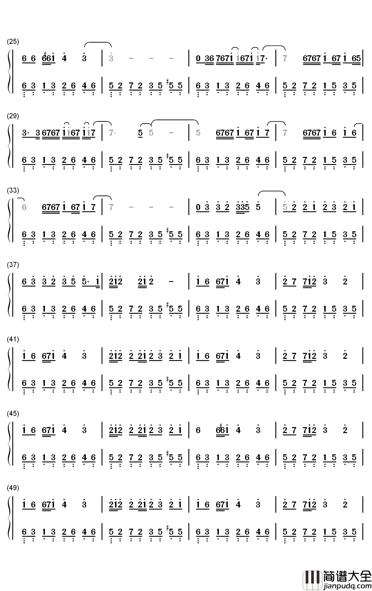 Who_Is_Laughing_Now钢琴简谱_数字双手_Ava_Max