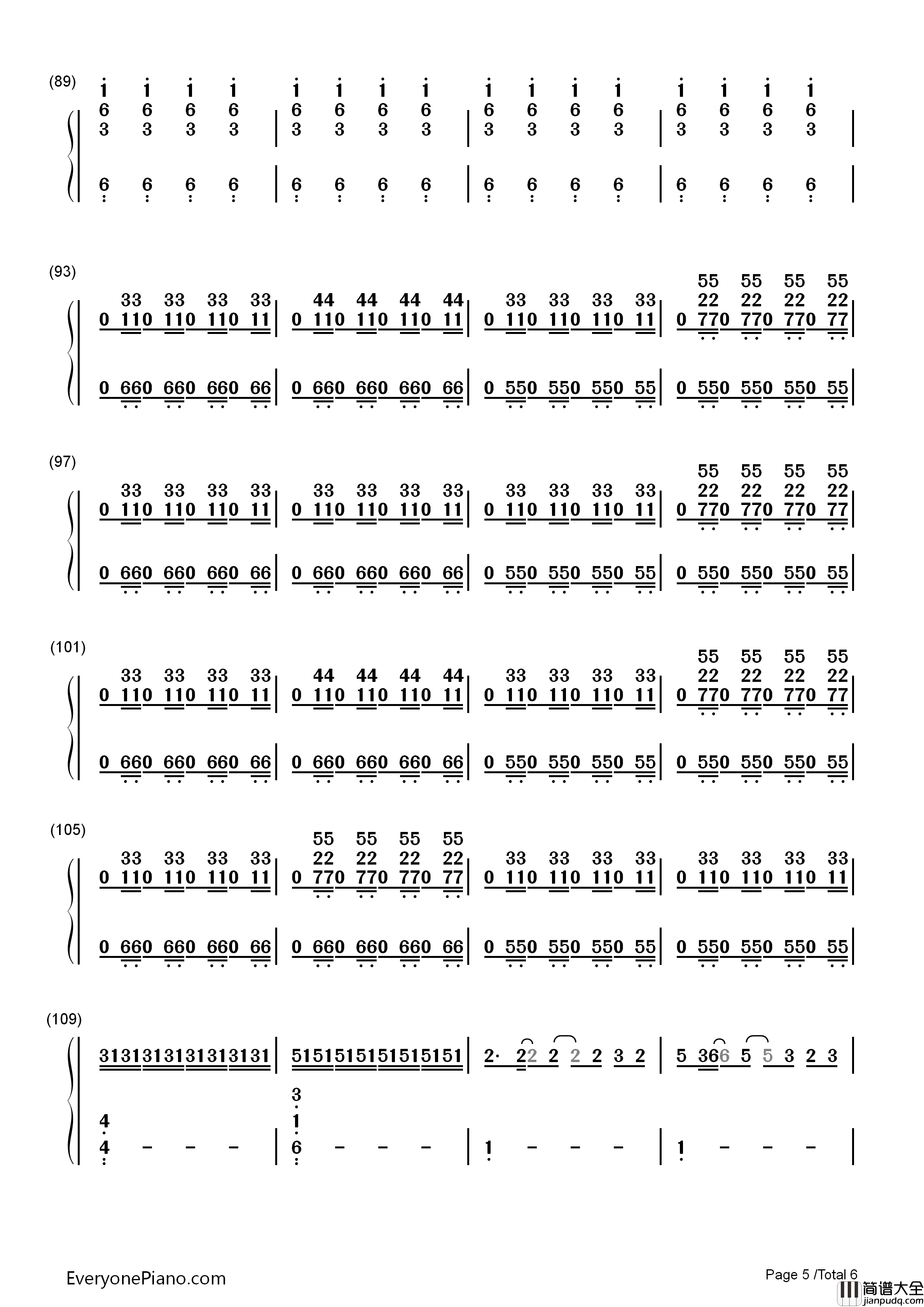 Guns_for_Hands钢琴简谱_Twenty_One_Pilots演唱